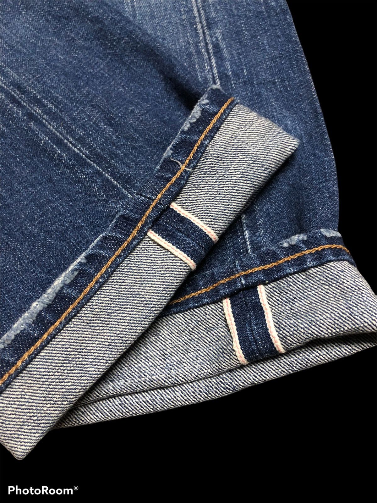 Journal Standard WASHED BLUE SELVEDGE DENIM BY JOURNAL STANDARD Size US 28 / EU 44 - 4 Thumbnail