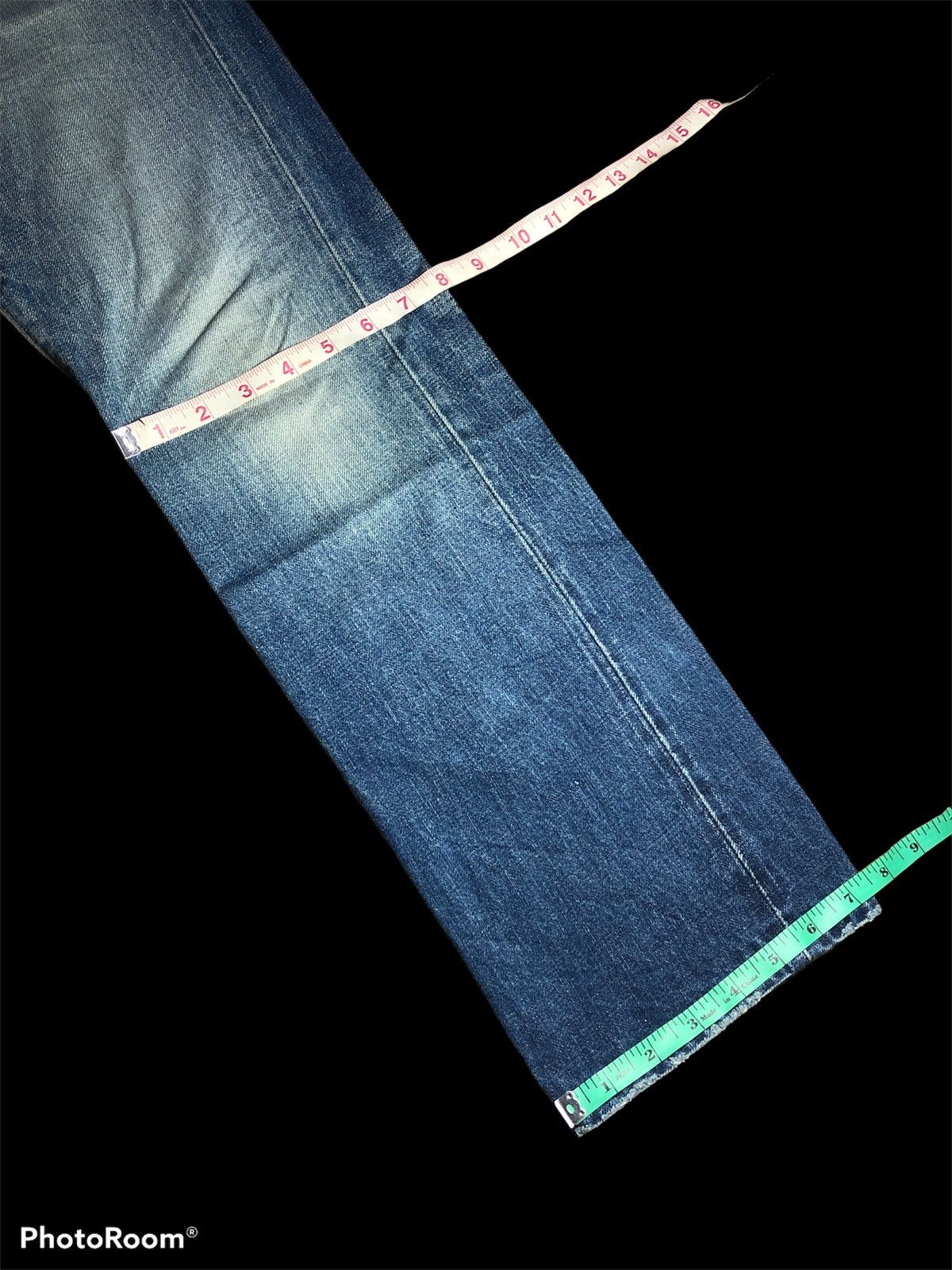 Journal Standard WASHED BLUE SELVEDGE DENIM BY JOURNAL STANDARD Size US 28 / EU 44 - 8 Thumbnail