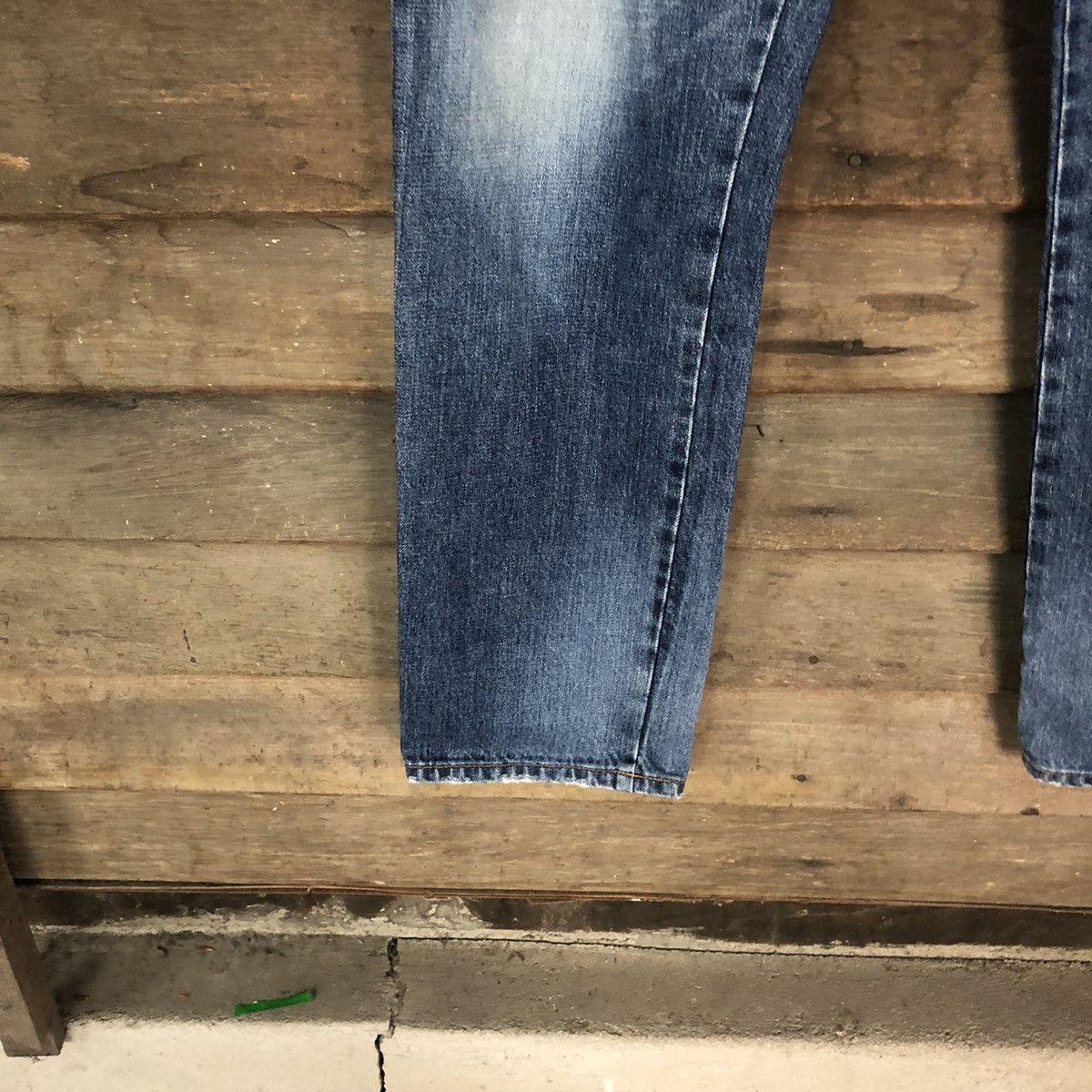 Marithe + Francois Girbaud Marithe Francois Girbaud Blue Distressed Denim Pants #5103 Size US 30 / EU 46 - 8 Thumbnail