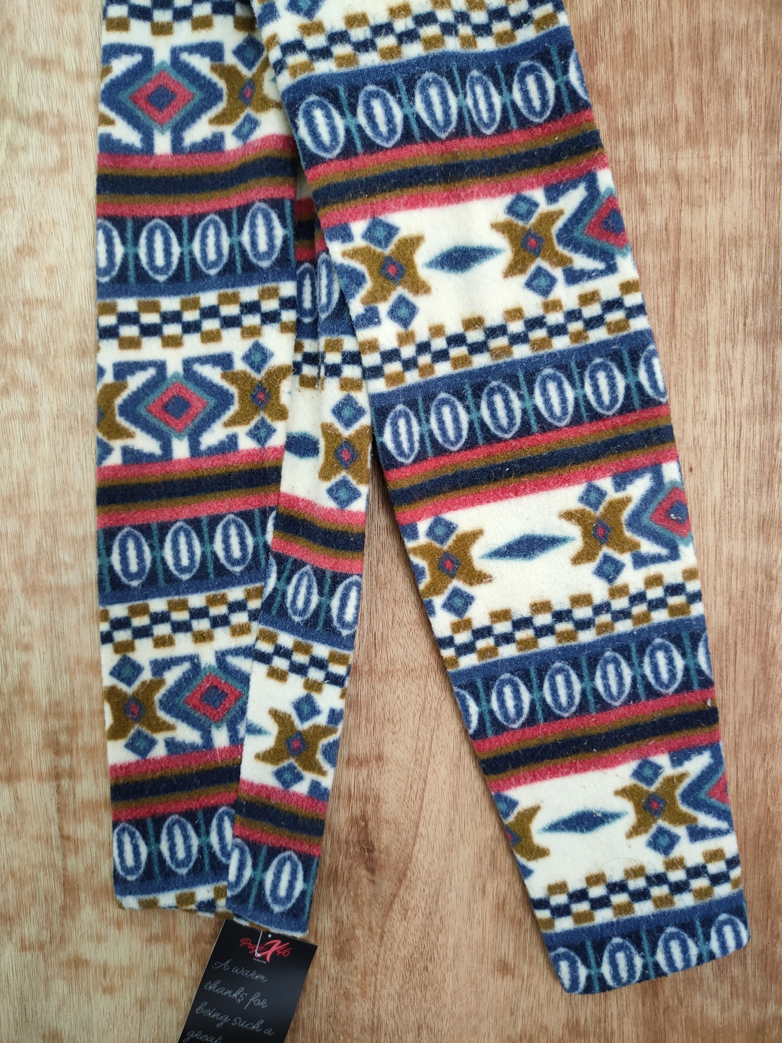 Japanese Brand navajo stail design muffler scarves #m24 Size ONE SIZE - 2 Thumbnail
