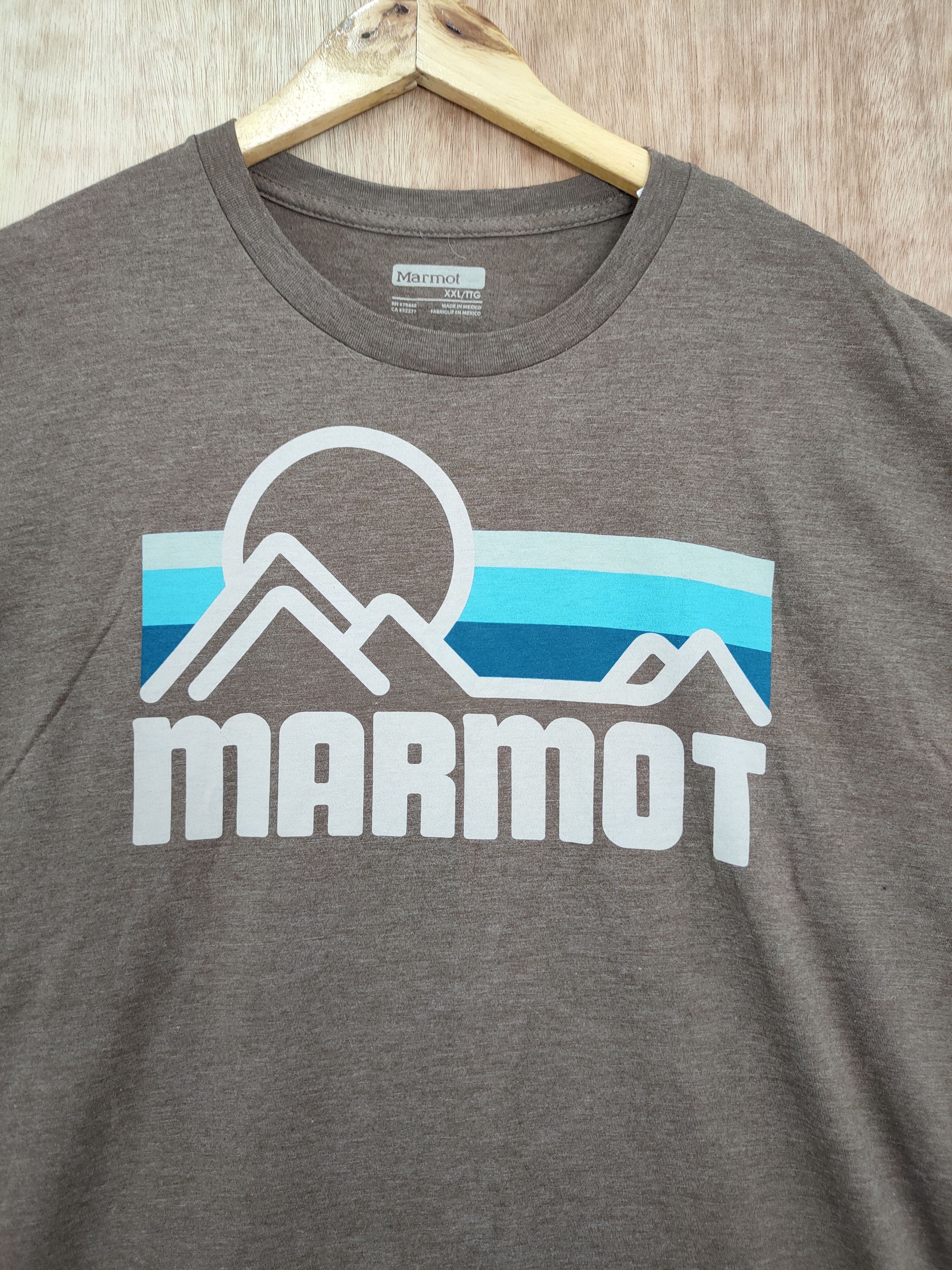 Marmot DL Marmot big logo tee #994 Size US XXL / EU 58 / 5 - 4 Thumbnail
