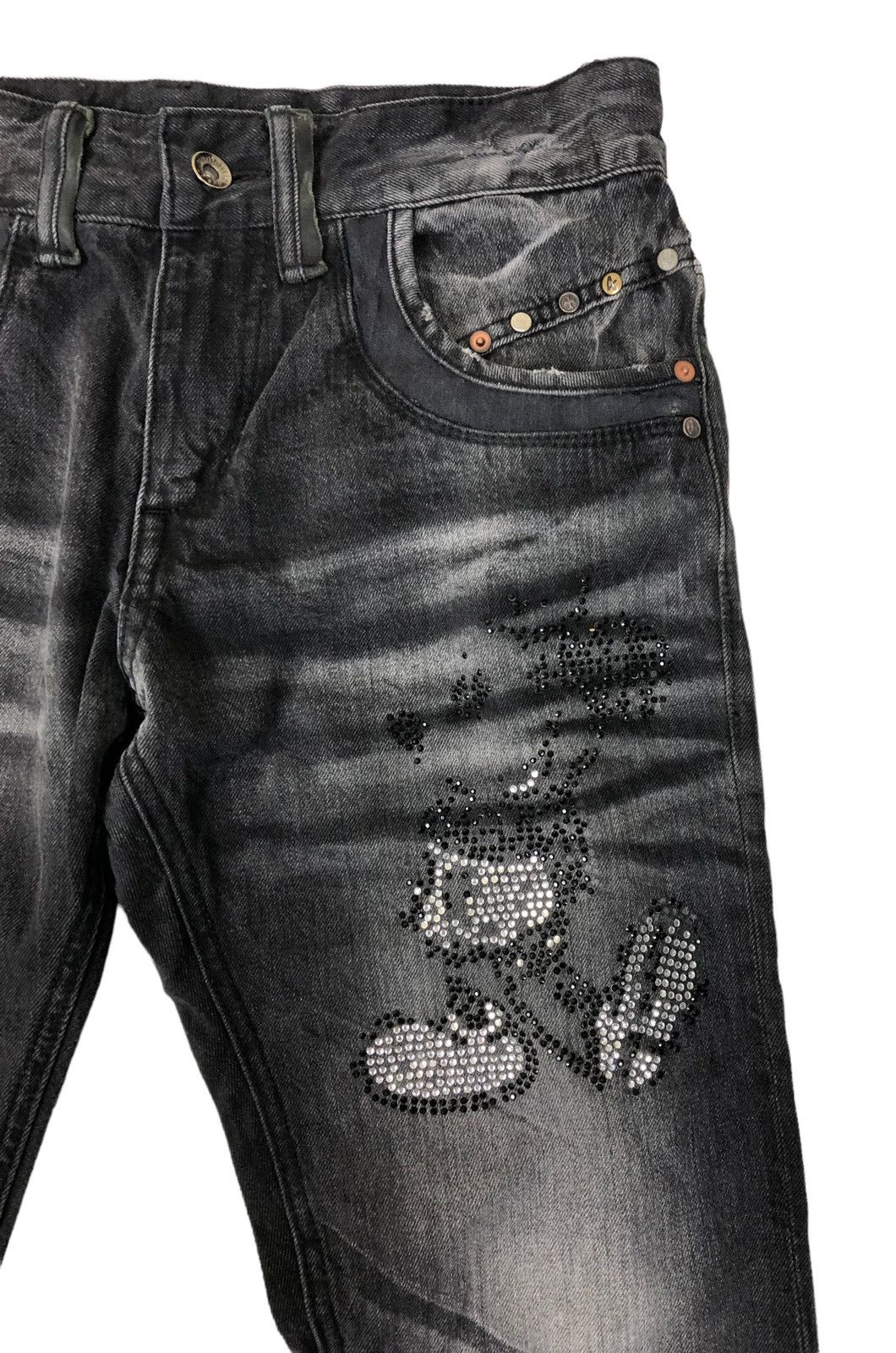 Japanese Brand Japanese Semantic Design x Disney Mickey Mouse Denim Jeans Size US 31 - 6 Thumbnail