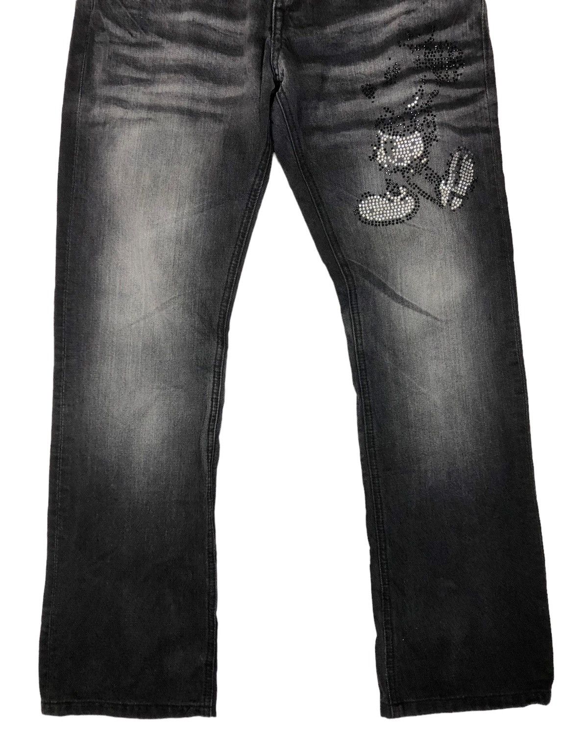 Japanese Brand Japanese Semantic Design x Disney Mickey Mouse Denim Jeans Size US 31 - 4 Thumbnail