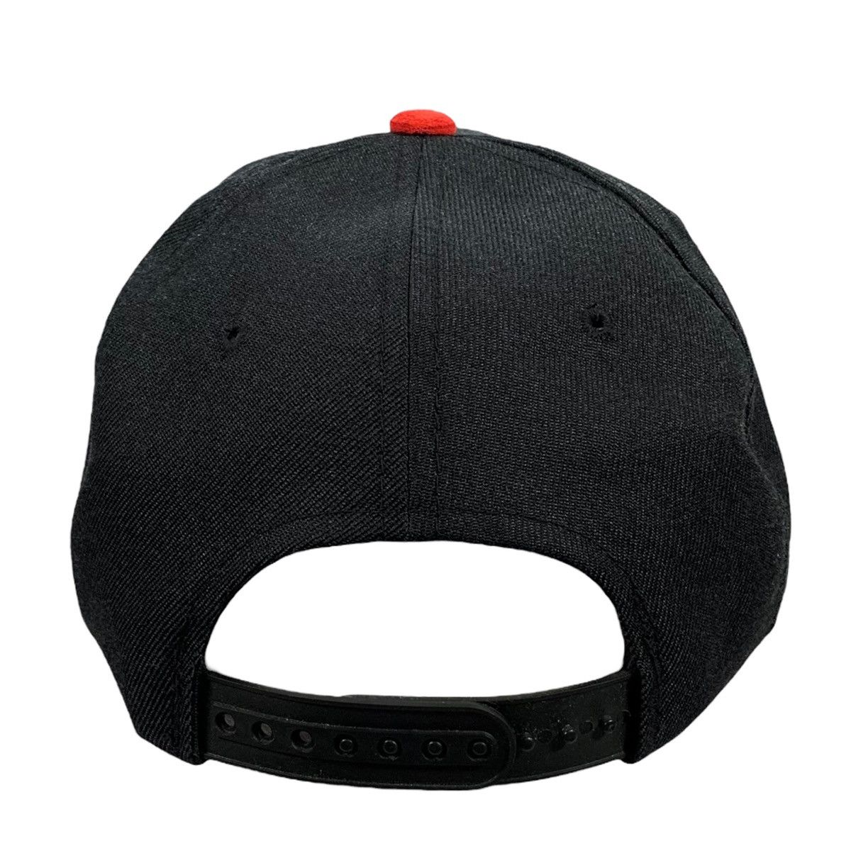 Vintage VTG Headmasters Montana Black Red Wool Blend Snapback Hat Size ONE SIZE - 2 Thumbnail