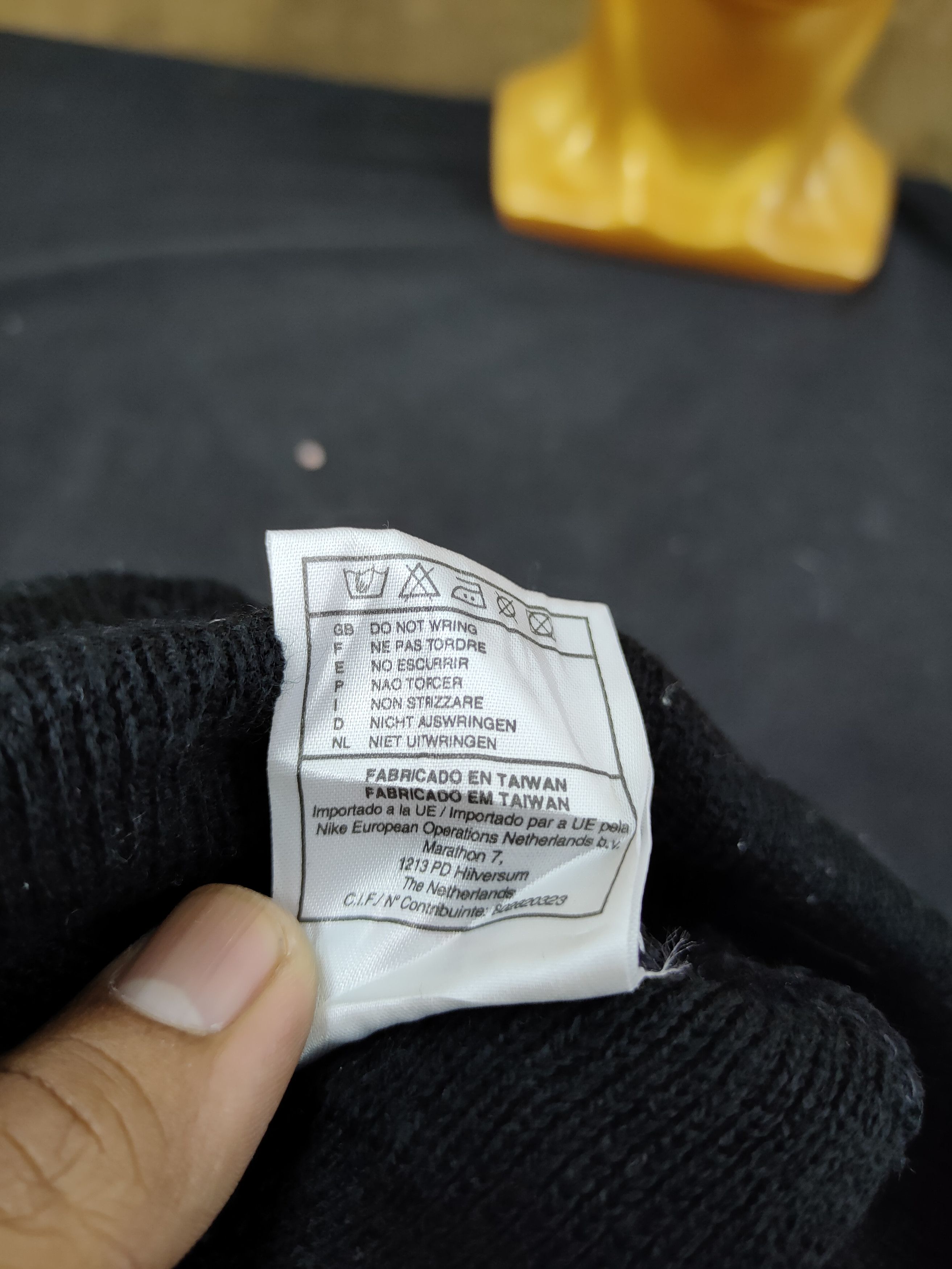 Nike × Vintage Nike Black vintage big logo beanie hat snow cap #013 Size ONE SIZE - 7 Thumbnail