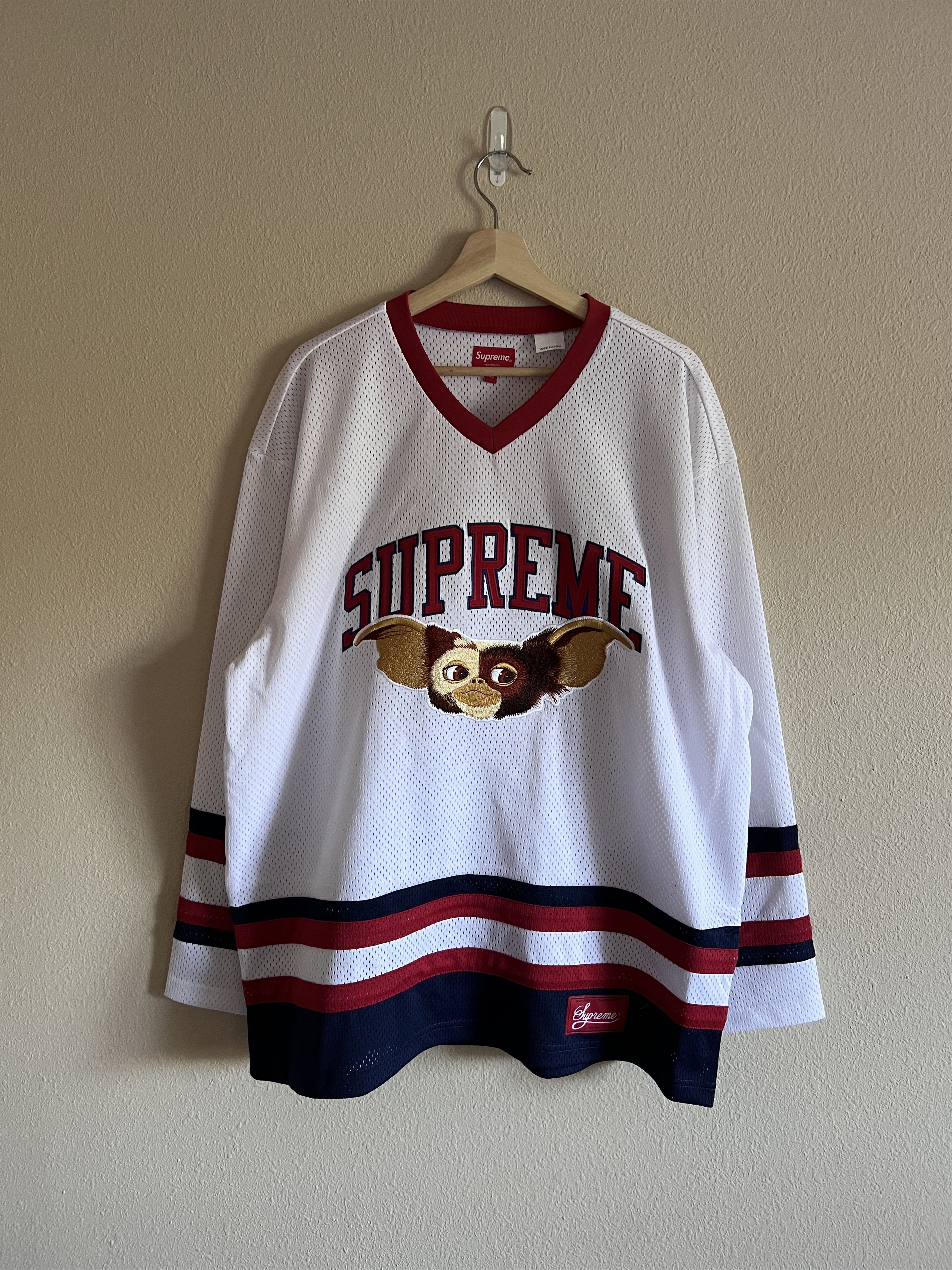 Supreme Gremlins Hockey Jersey White