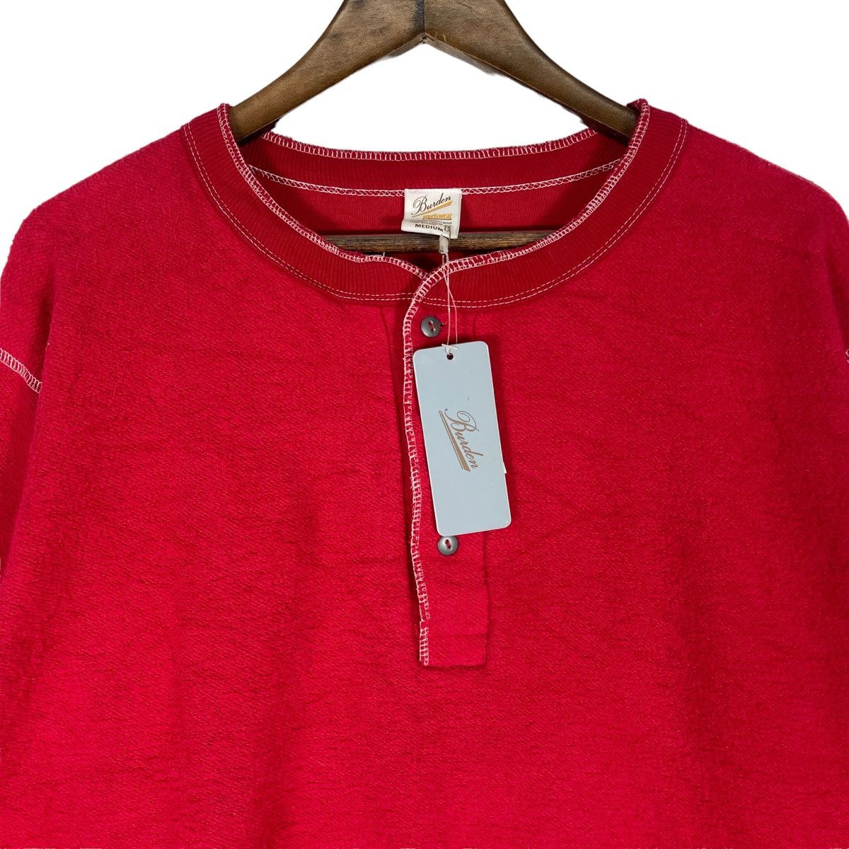 Japanese Brand Burden Union Made Henley Sweater Size US L / EU 52-54 / 3 - 8 Thumbnail