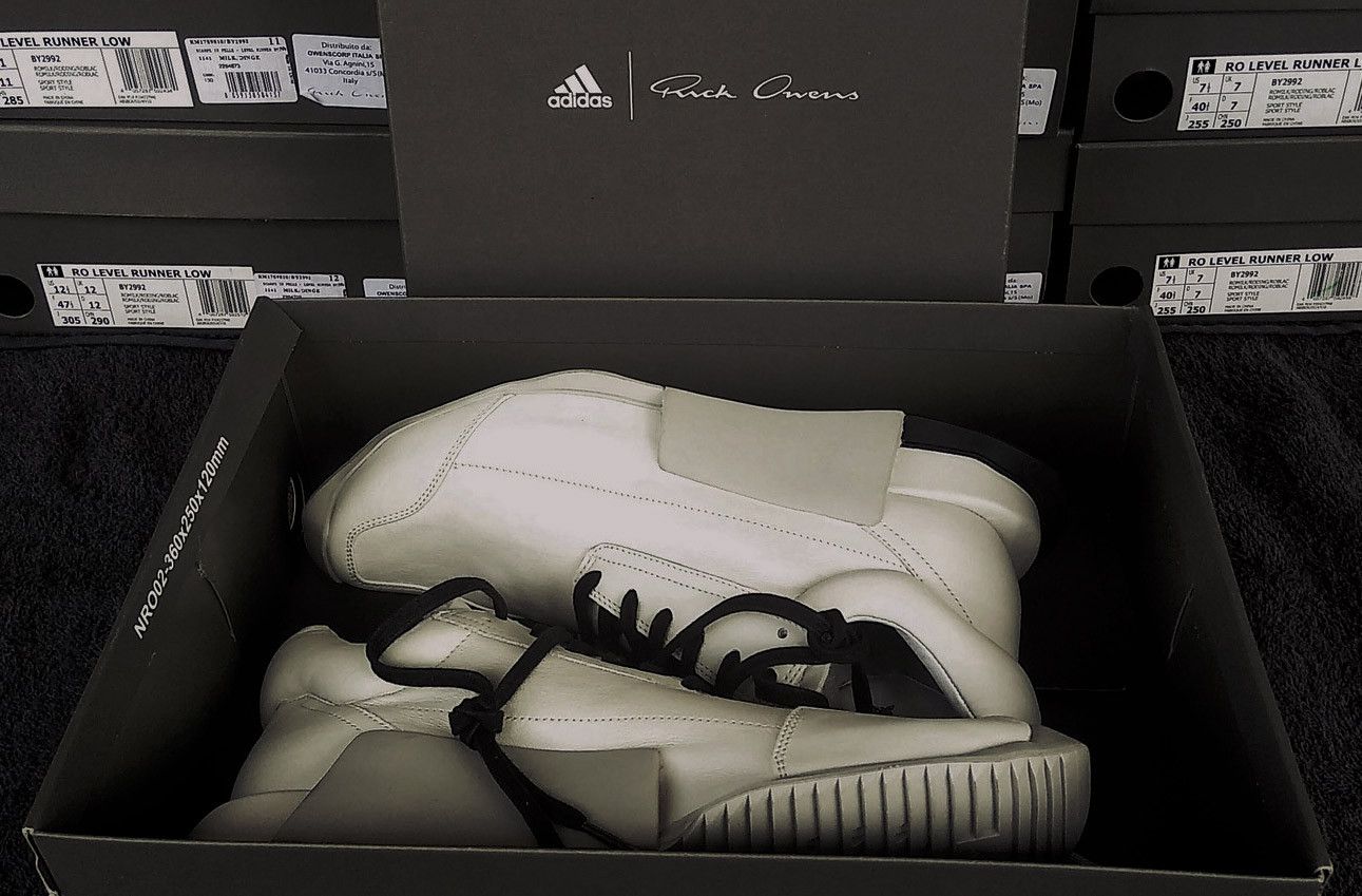 Adidas × Rick Owens RICK OWENS X ADIDAS LEVEL LOW - NEW IN BOX Size US 7.5 / EU 40-41 - 4 Thumbnail