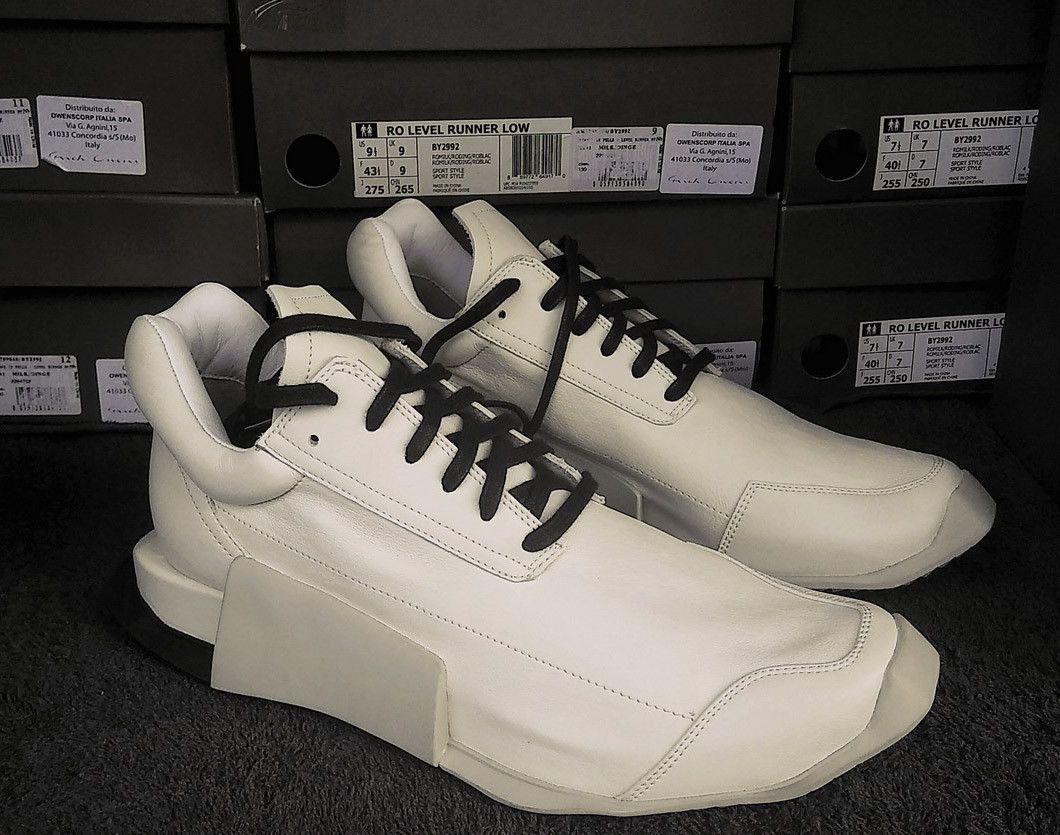 Adidas × Rick Owens RICK OWENS X ADIDAS LEVEL LOW - NEW IN BOX Size US 7.5 / EU 40-41 - 2 Thumbnail