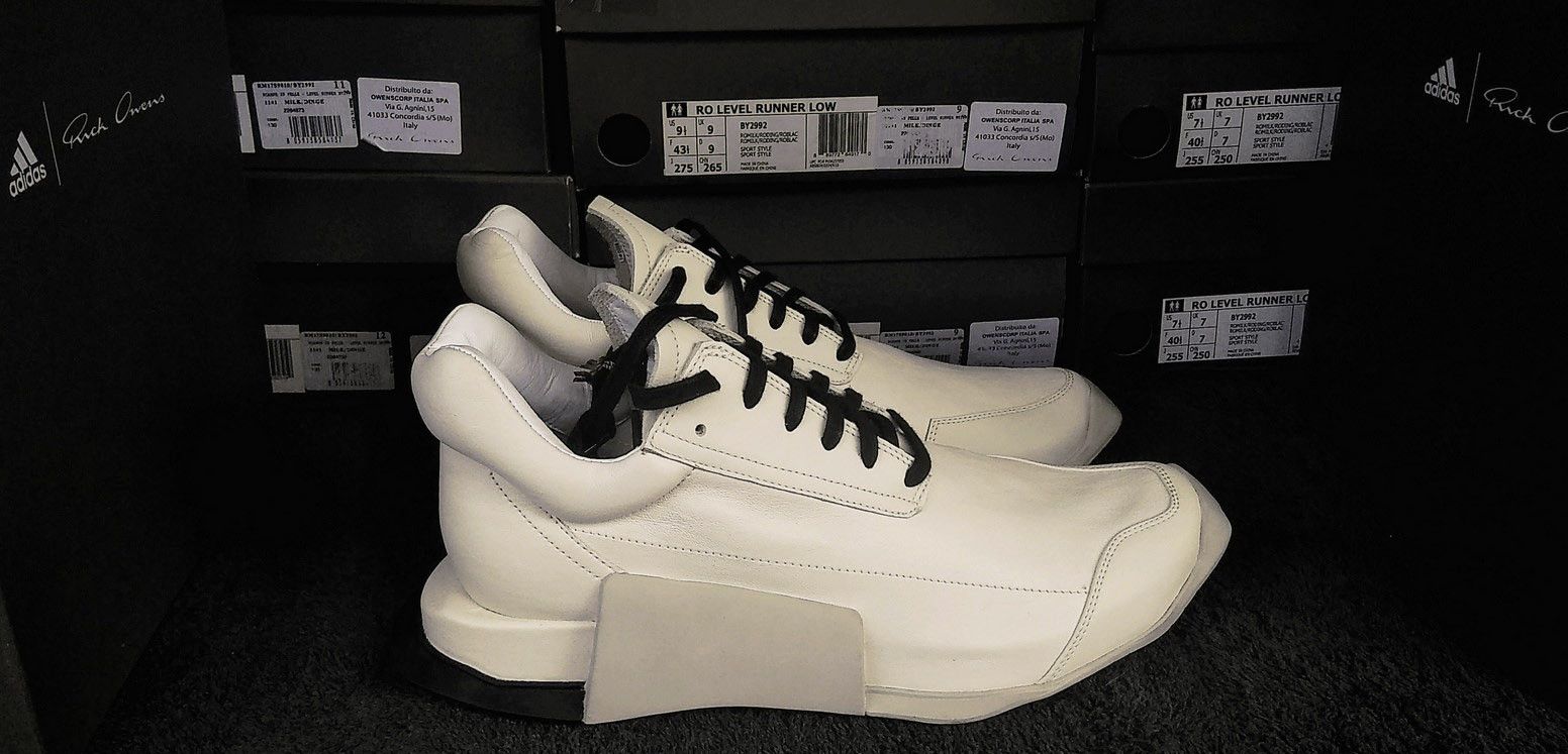 Adidas × Rick Owens RICK OWENS X ADIDAS LEVEL LOW - NEW IN BOX Size US 7.5 / EU 40-41 - 3 Thumbnail
