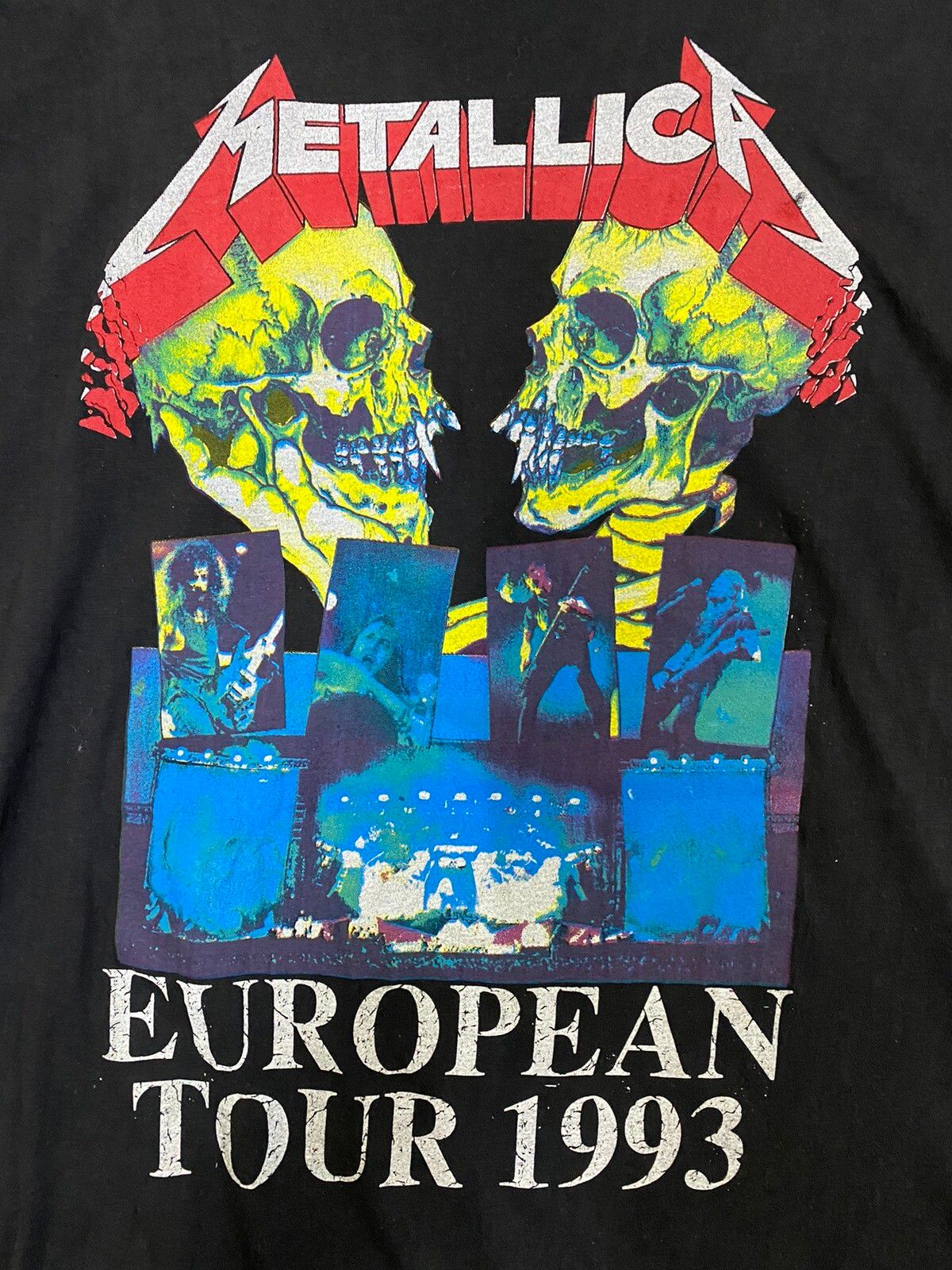 Vintage vintage 1993 METALLICA european tour pushead t-shirts Size US XL / EU 56 / 4 - 3 Thumbnail