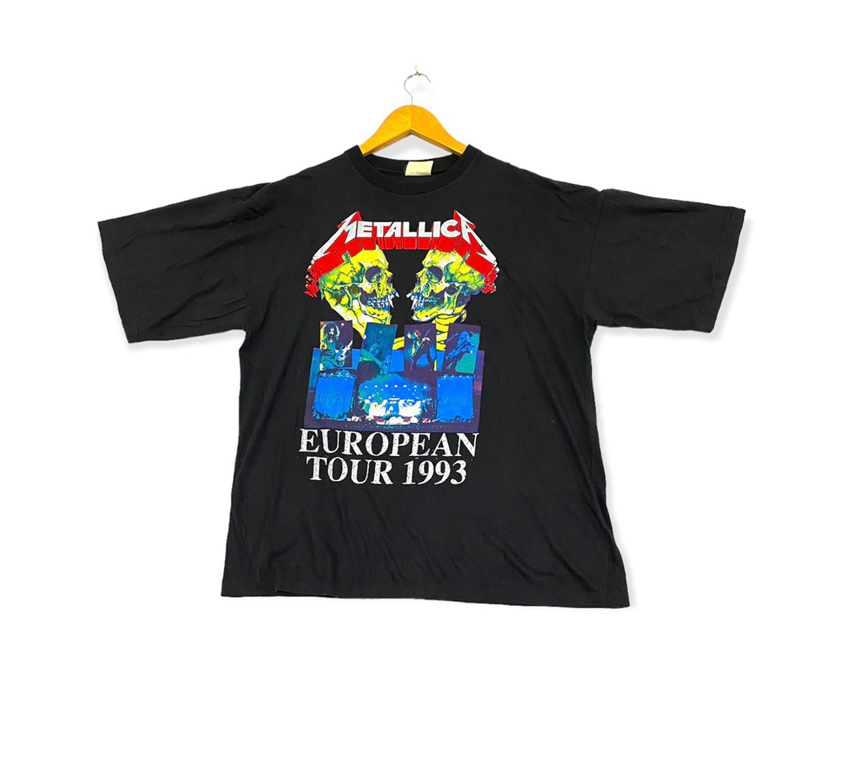 Vintage vintage 1993 METALLICA european tour pushead t-shirts Size US XL / EU 56 / 4 - 1 Preview