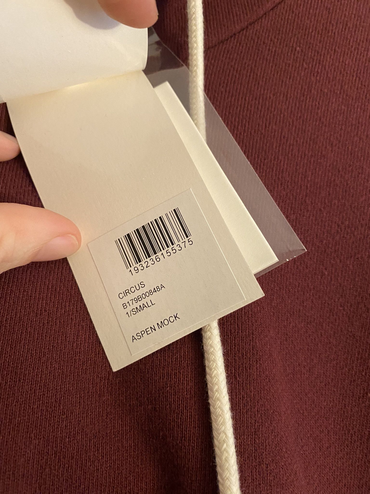 John Elliott JOHN ELLIOTT Burgundy Hoodie (Aspen Mockneck) MSRP $240 Size US S / EU 44-46 / 1 - 3 Thumbnail