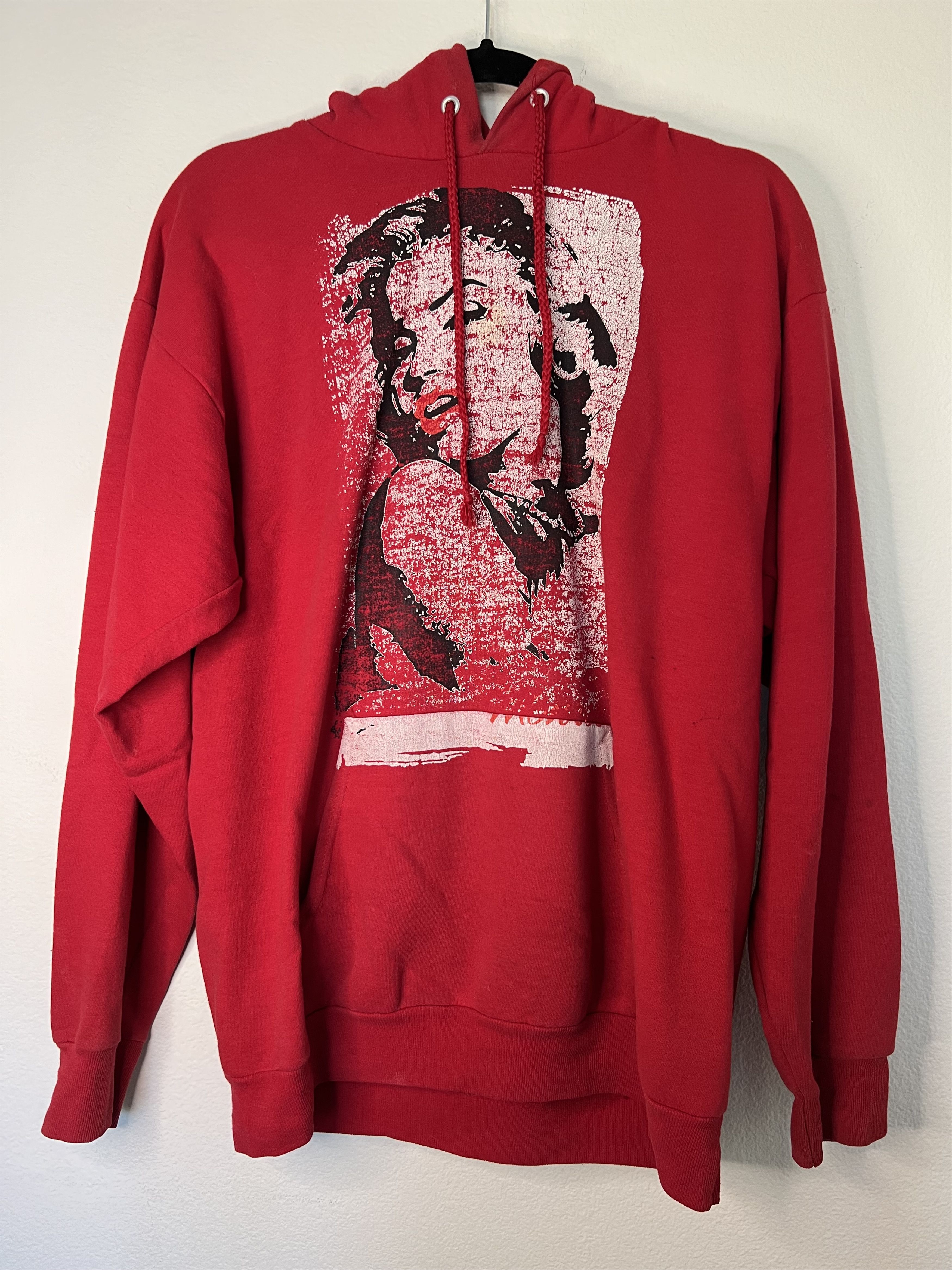 Red marilyn monroe hoodie online