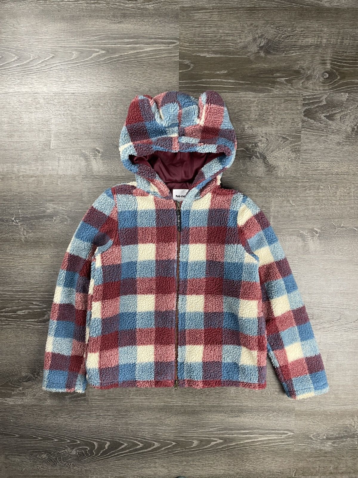 Ne-Net Sherpa Fleece Bear Eared Hoodie | Grailed
