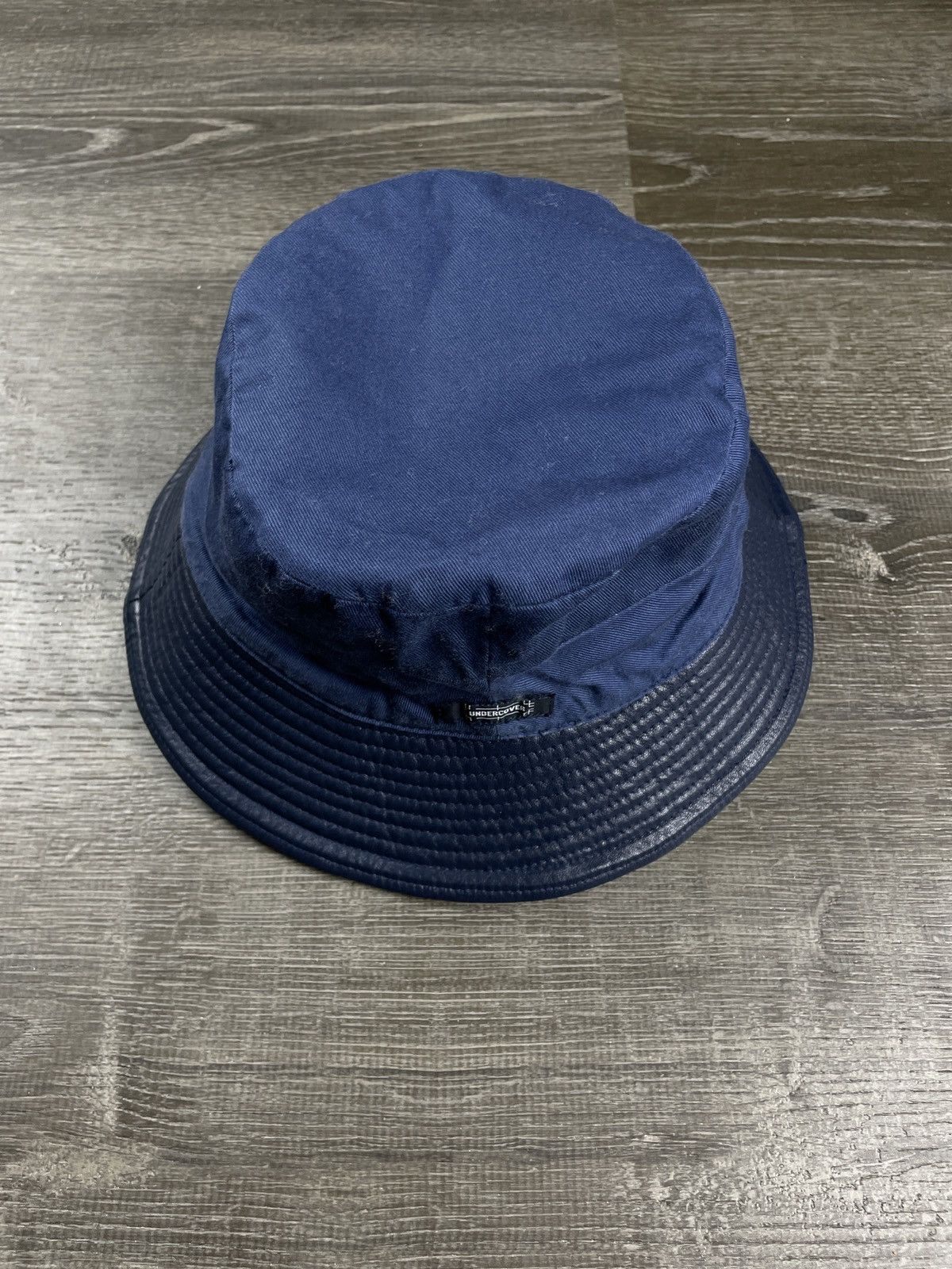 Undercover Blue🫐 Reversible Bucket Hat - A/W '01 "D.A.V.F" Size ONE SIZE - 4 Thumbnail