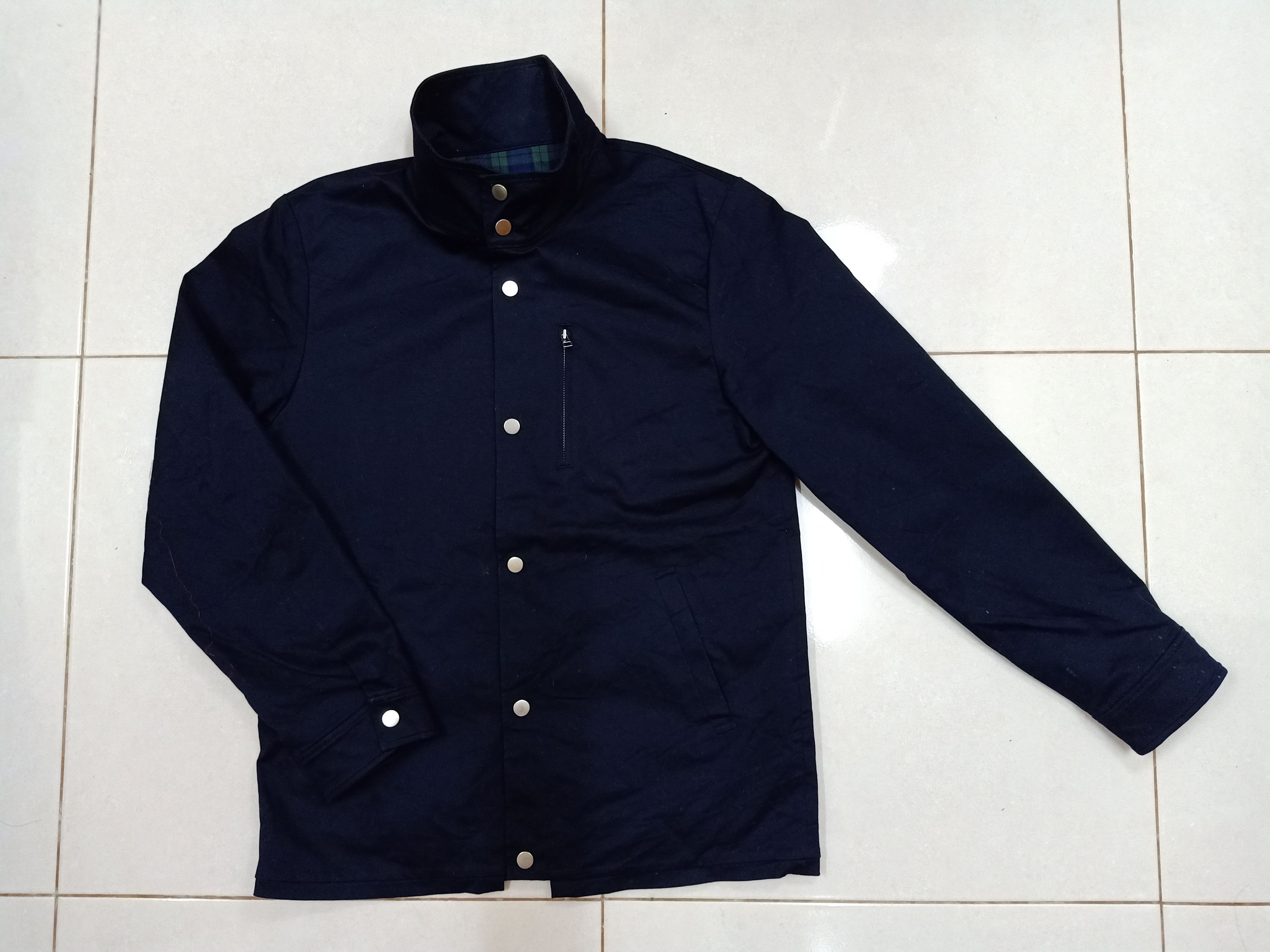 SHIPS SHIPS Ventile Gear Navy Color Snap Button Jackets Size US M / EU 48-50 / 2 - 3 Thumbnail