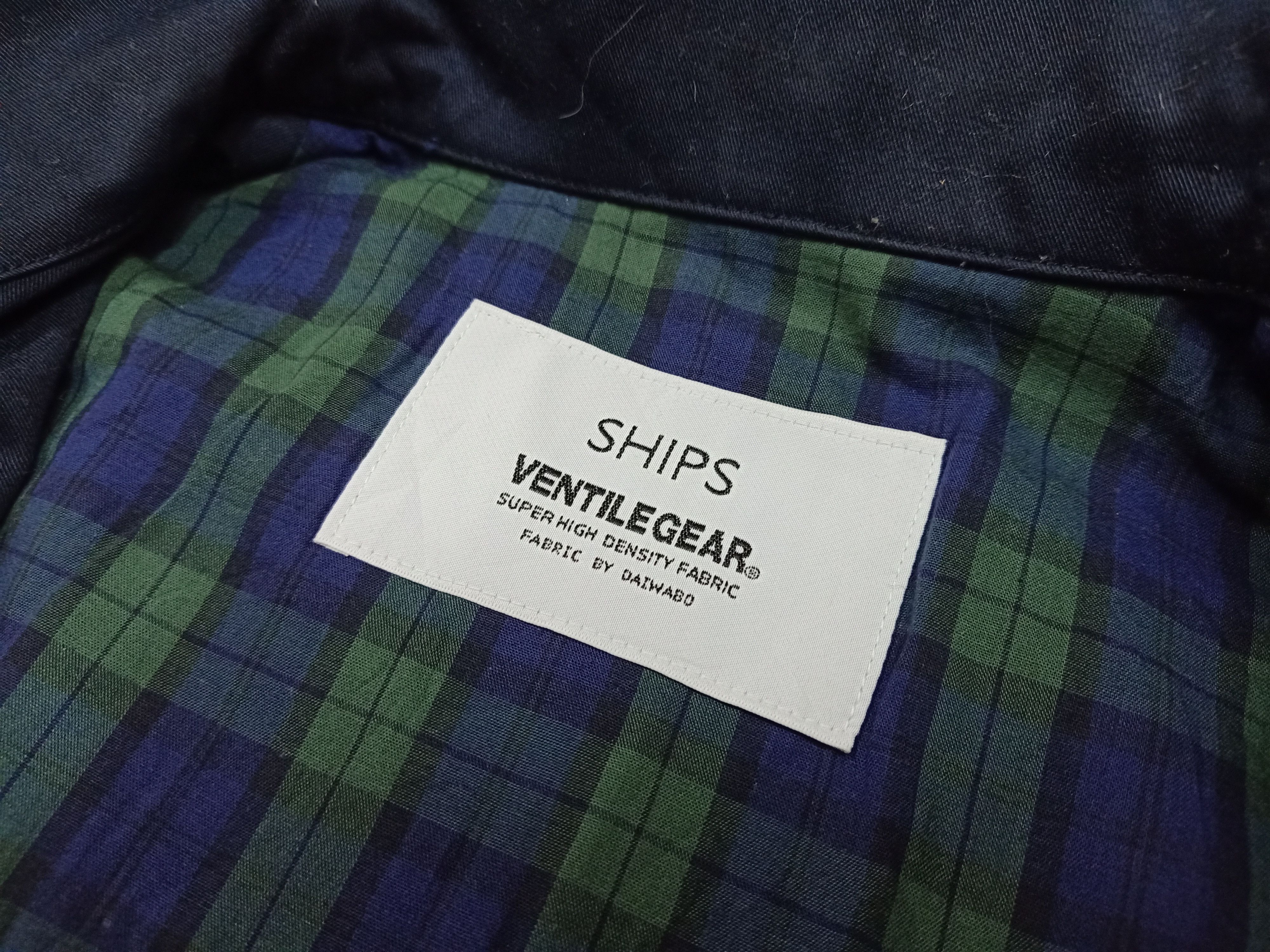 SHIPS SHIPS Ventile Gear Navy Color Snap Button Jackets Size US M / EU 48-50 / 2 - 5 Thumbnail