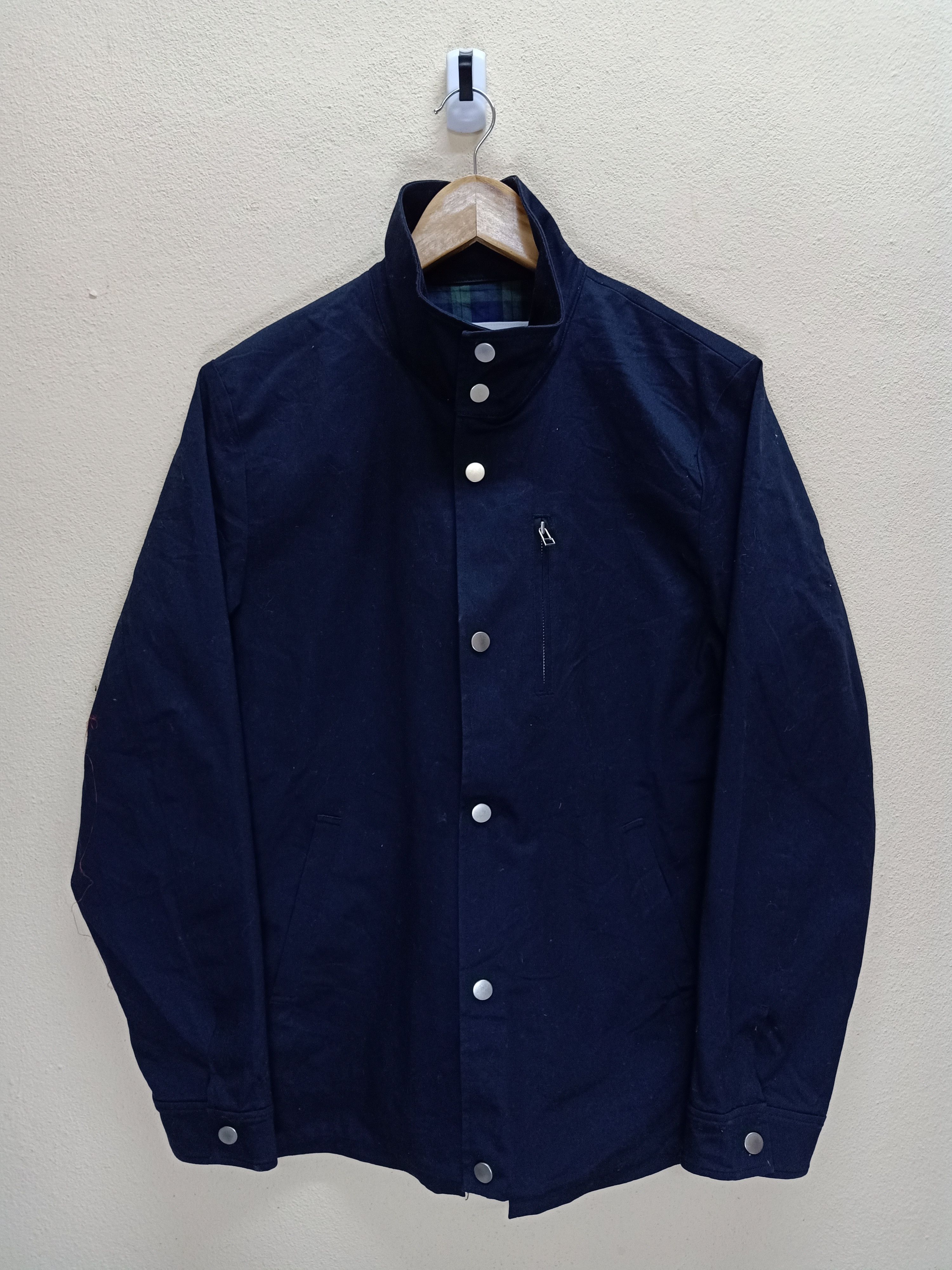 SHIPS SHIPS Ventile Gear Navy Color Snap Button Jackets Size US M / EU 48-50 / 2 - 1 Thumbnail