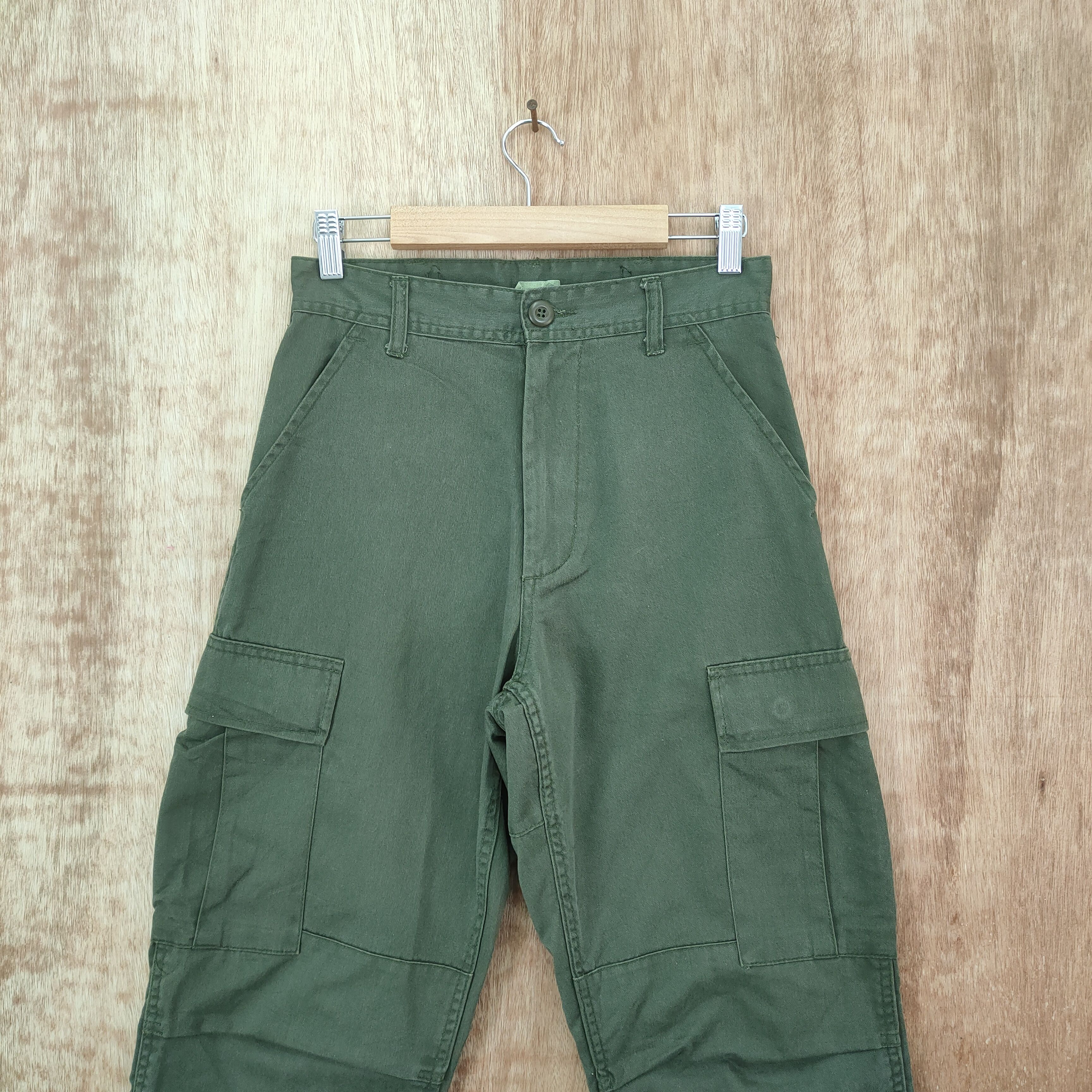 Japanese Brand 8 POCKET MILITARY CARGO PANTS #REP1 Size US 26 / EU 42 - 2 Thumbnail