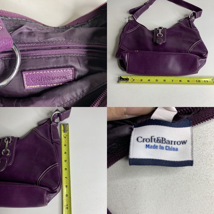 Croft & Barrow Croft and Barrow Shoulder Purse Plum Color Grailed