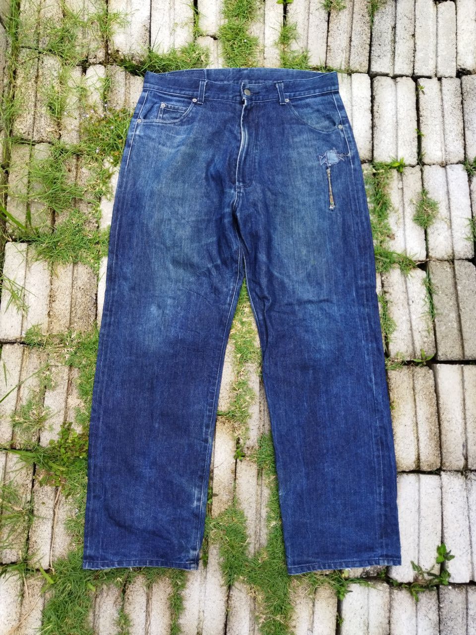 image of Recon Futura 2000 Stash x Vintage Recon Japan Jeans in Denim Blue, Men's (Size 35)