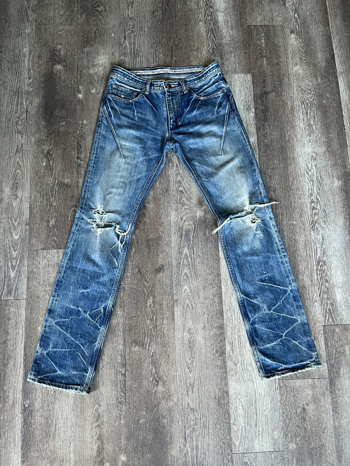 Number (N)ine Number Nine SS 08 Honeycomb lighter pain denim