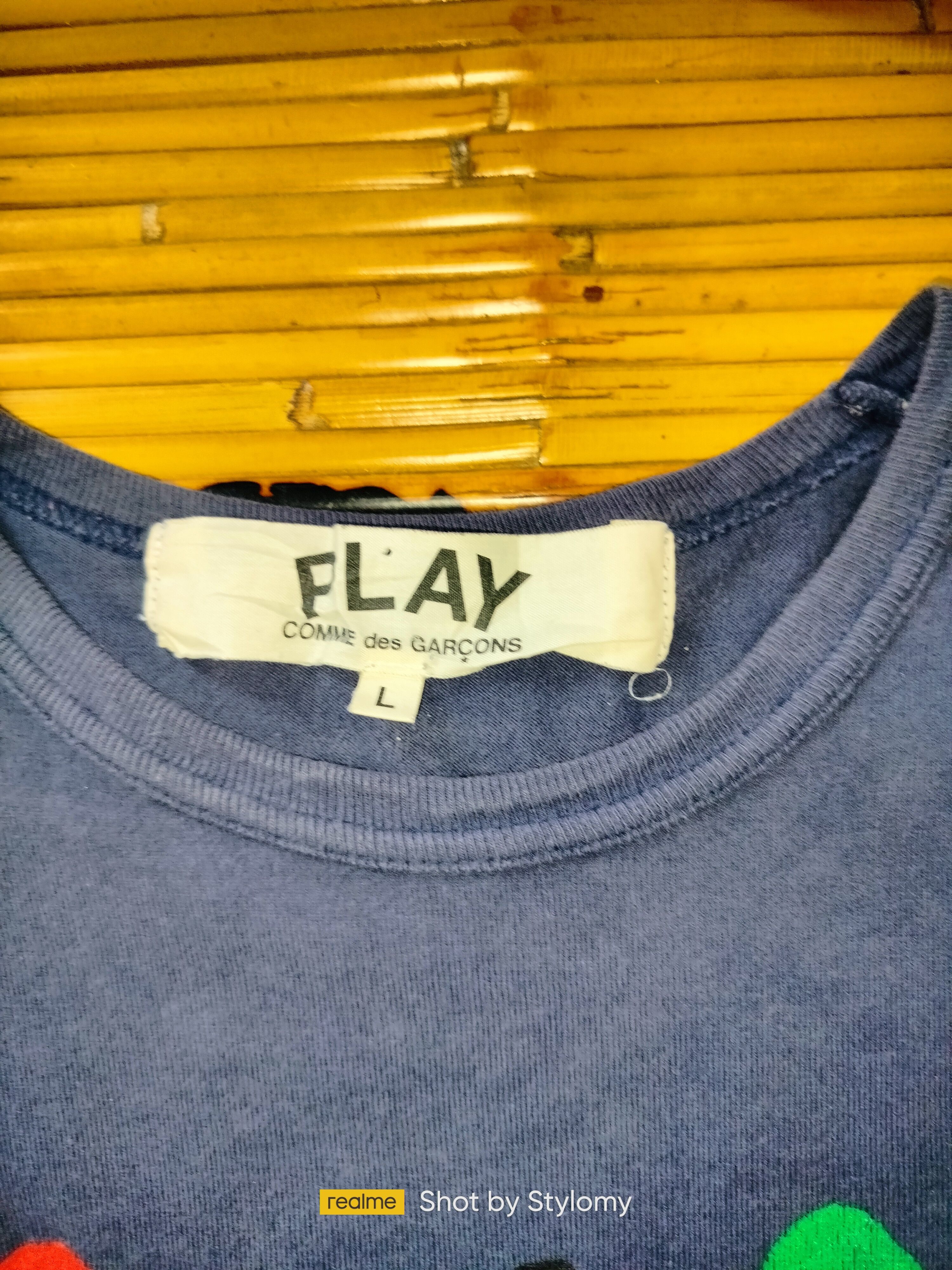 Comme des Garcons PLAY Comme des garcòns play tee Size L / US 10 / IT 46 - 7 Thumbnail