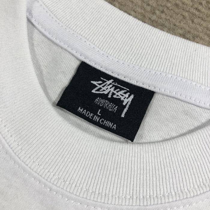 Stussy STUSSY AUSTRALIA EARTH TEE WHITE - LARGE DS | Grailed