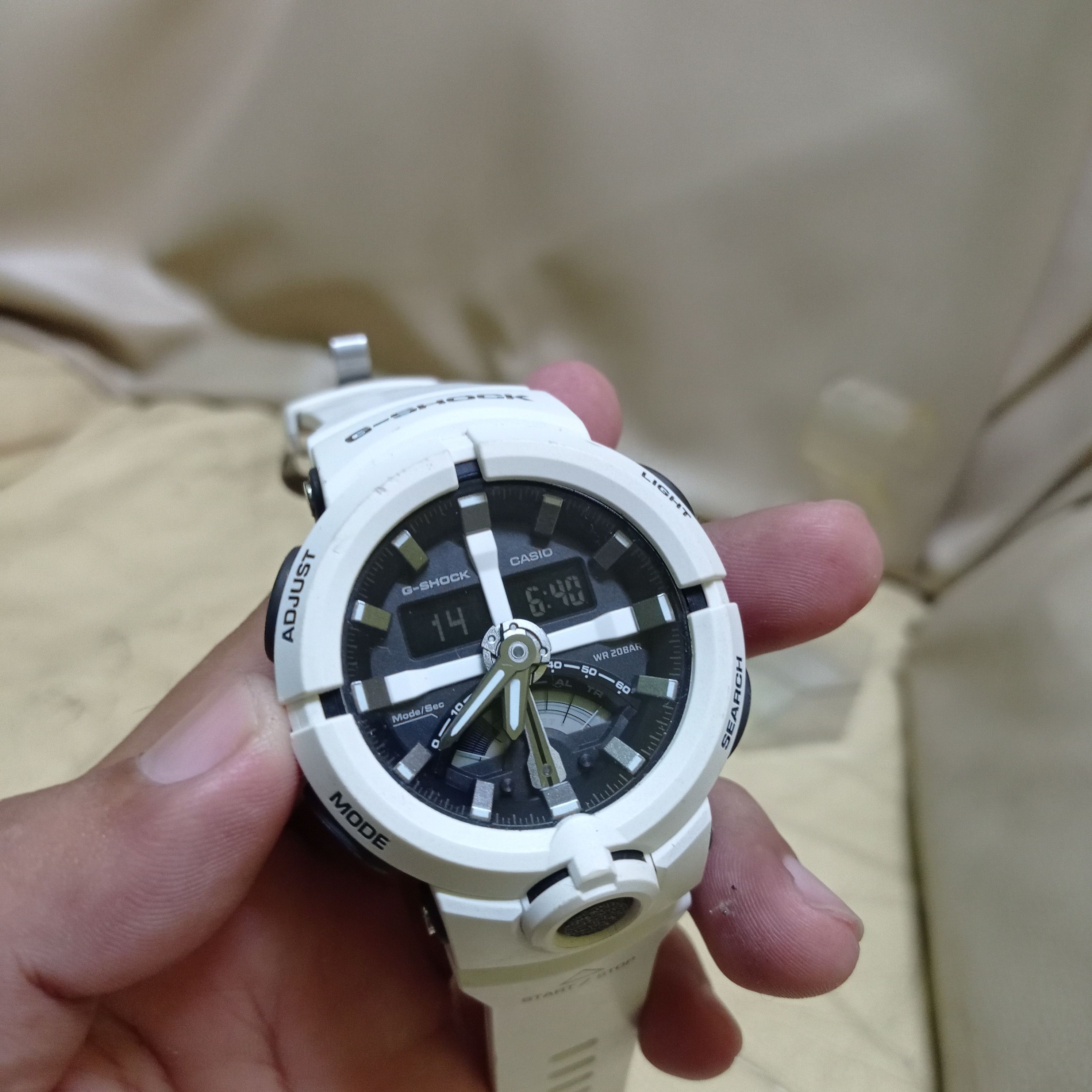 Casio COOL WHITE "G SHOCK GA-500" (JAPAN WATCH) Size ONE SIZE - 6 Thumbnail