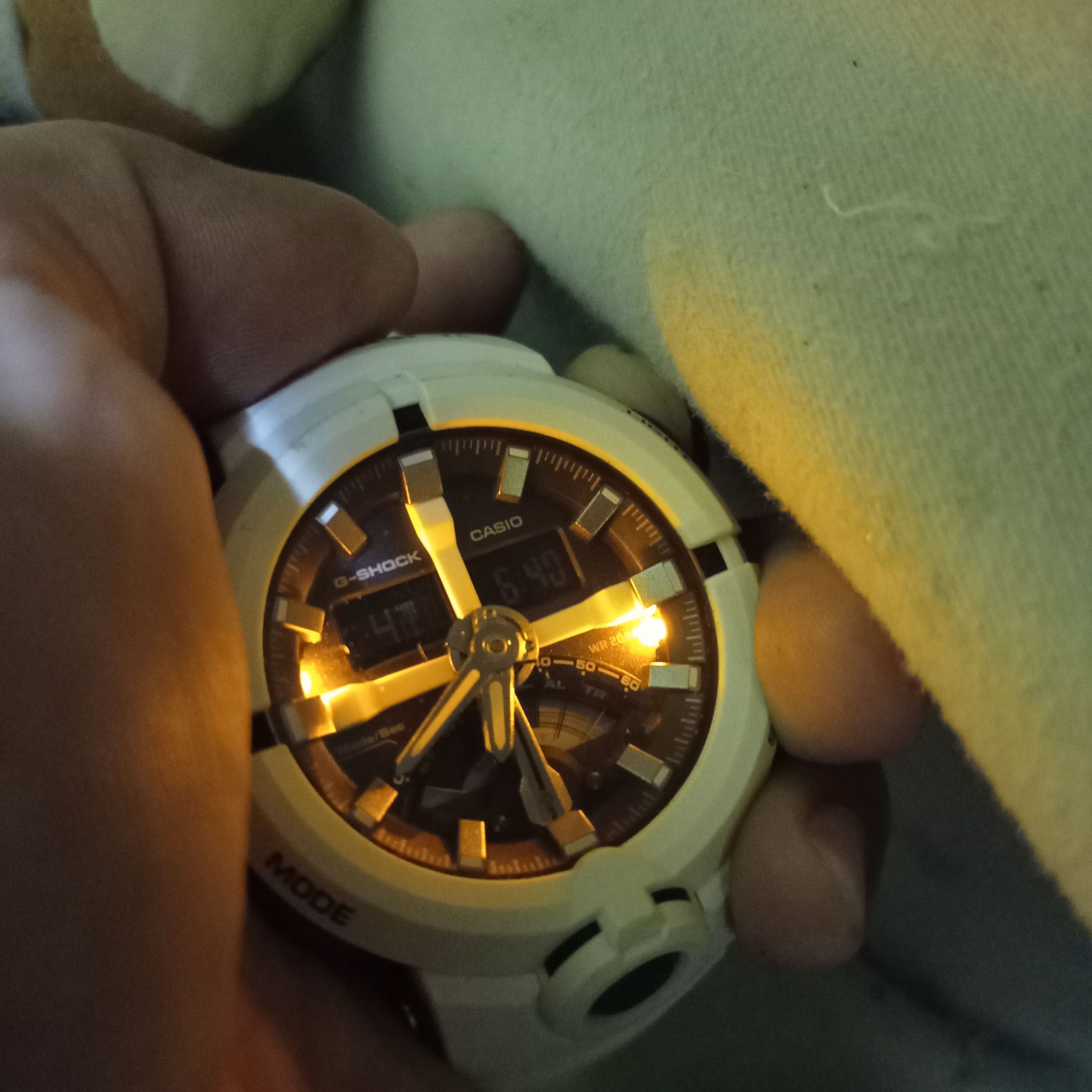 Casio COOL WHITE "G SHOCK GA-500" (JAPAN WATCH) Size ONE SIZE - 4 Thumbnail