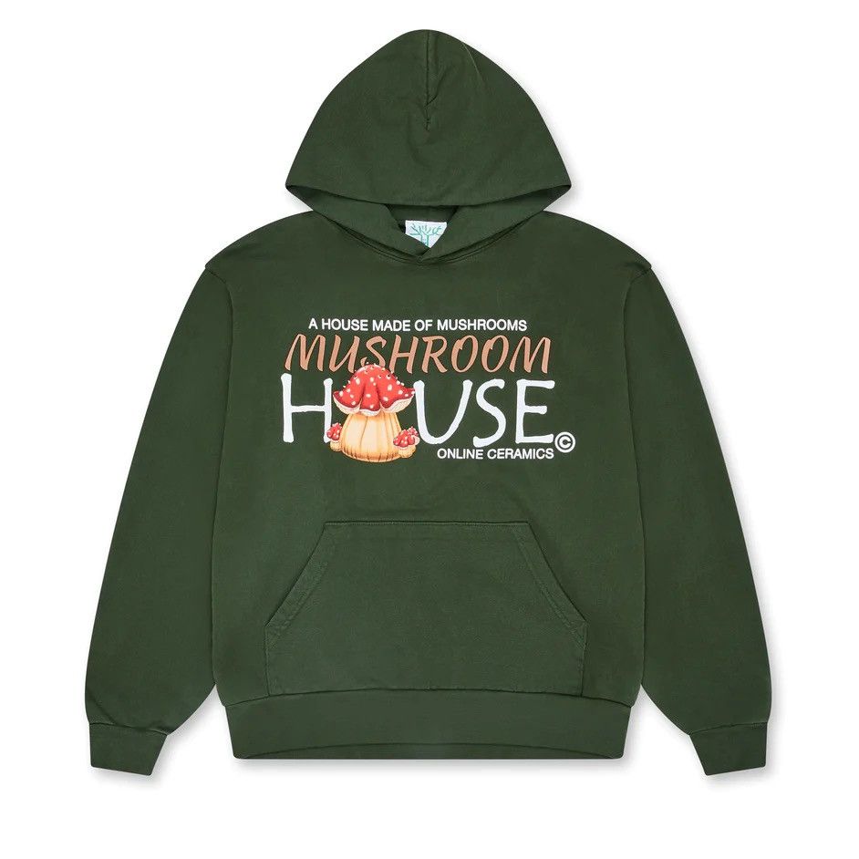 Online Ceramics A HOUSE MADE OF MUSHROOMS *IVY* HOODIE (M) | Grailed