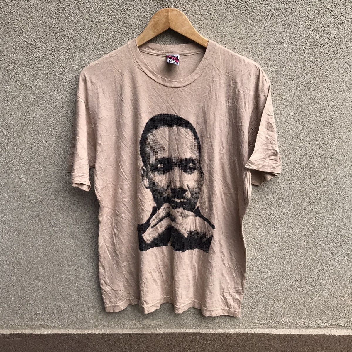 Vintage MARTIN LUTHER KING idealist propaganda tee Size US L / EU 52-54 / 3 - 1 Thumbnail