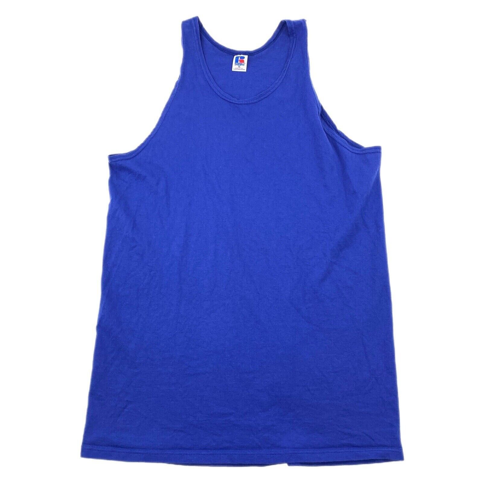 Russell Athletic Vintage 90s Mens L RUSSELL ATHLETIC Blue Tank Top ...