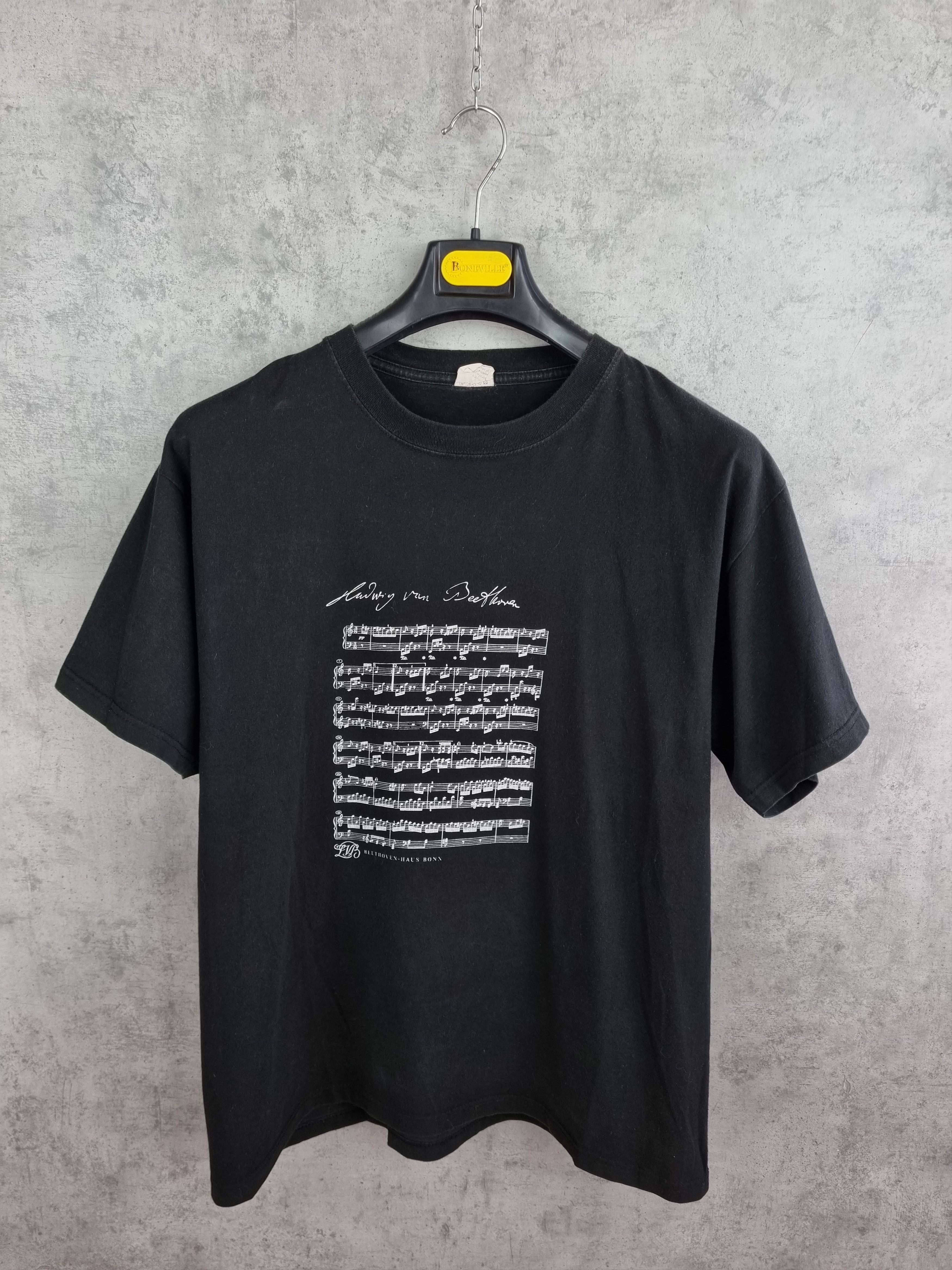 Band Tees × Vintage 90s Ludwig van Beethoven Tee shirt Rare Size US XL / EU 56 / 4 - 1 Thumbnail