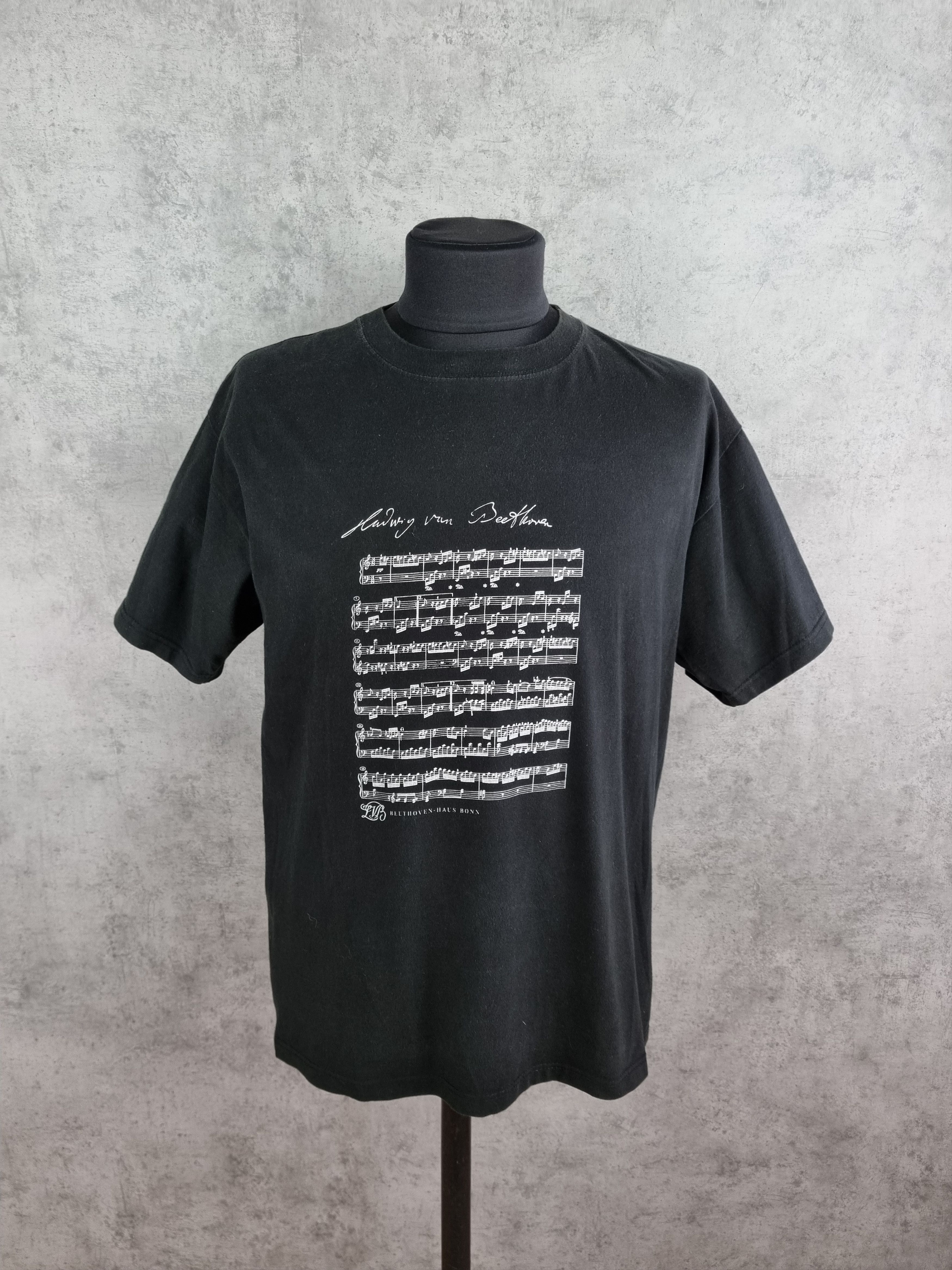 Band Tees × Vintage 90s Ludwig van Beethoven Tee shirt Rare Size US XL / EU 56 / 4 - 2 Thumbnail