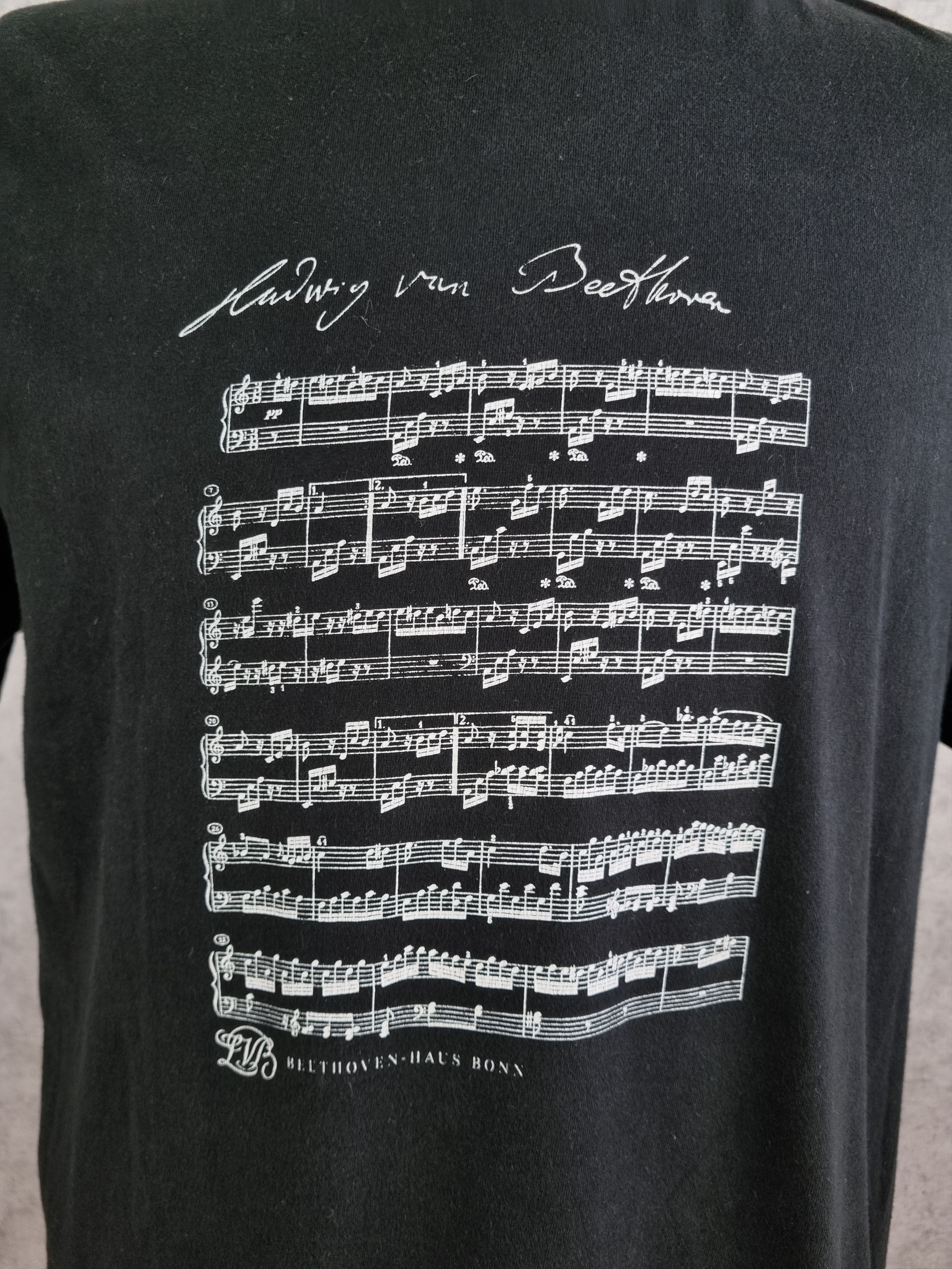 Band Tees × Vintage 90s Ludwig van Beethoven Tee shirt Rare Size US XL / EU 56 / 4 - 6 Thumbnail