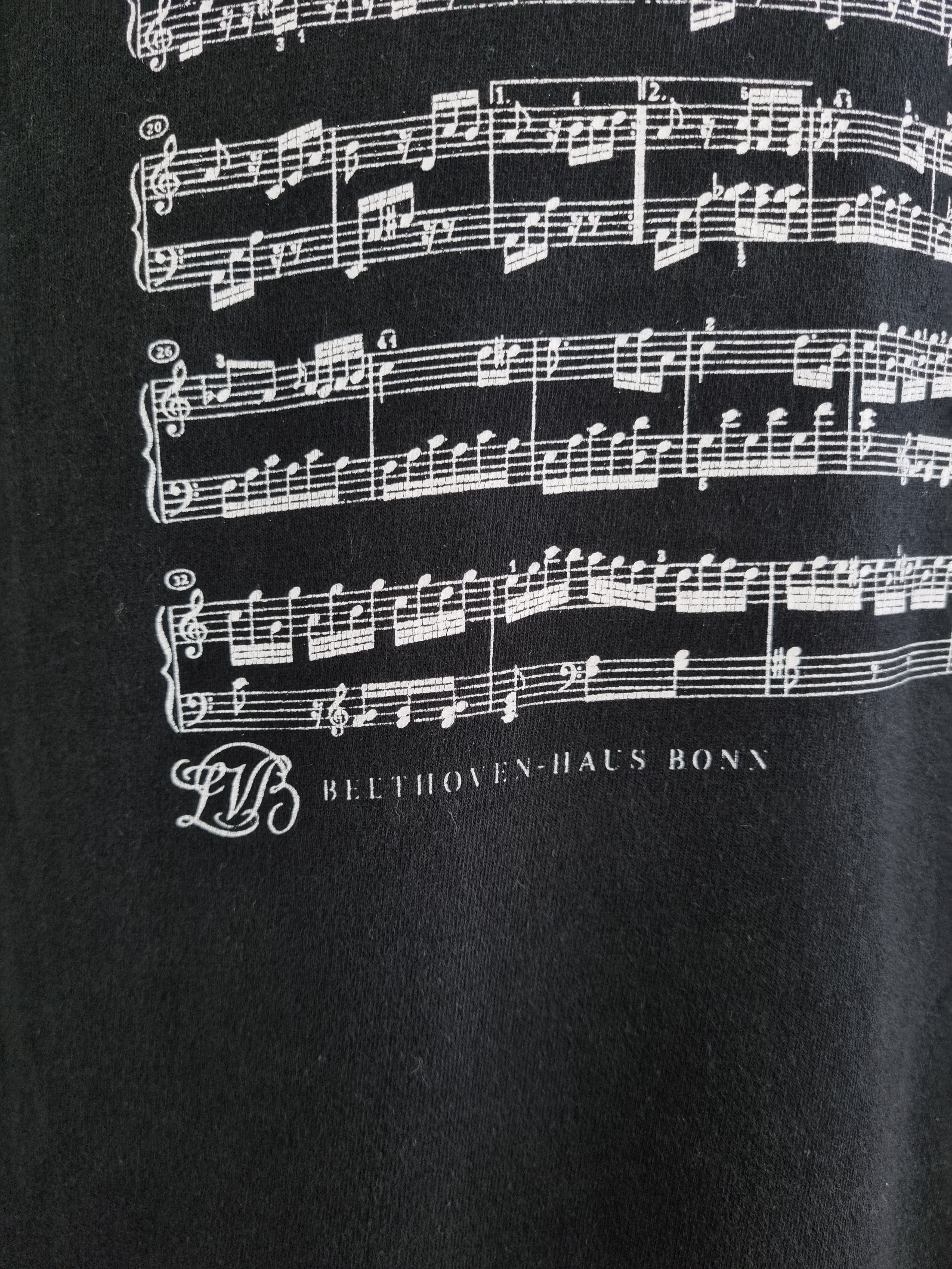 Band Tees × Vintage 90s Ludwig van Beethoven Tee shirt Rare Size US XL / EU 56 / 4 - 7 Thumbnail