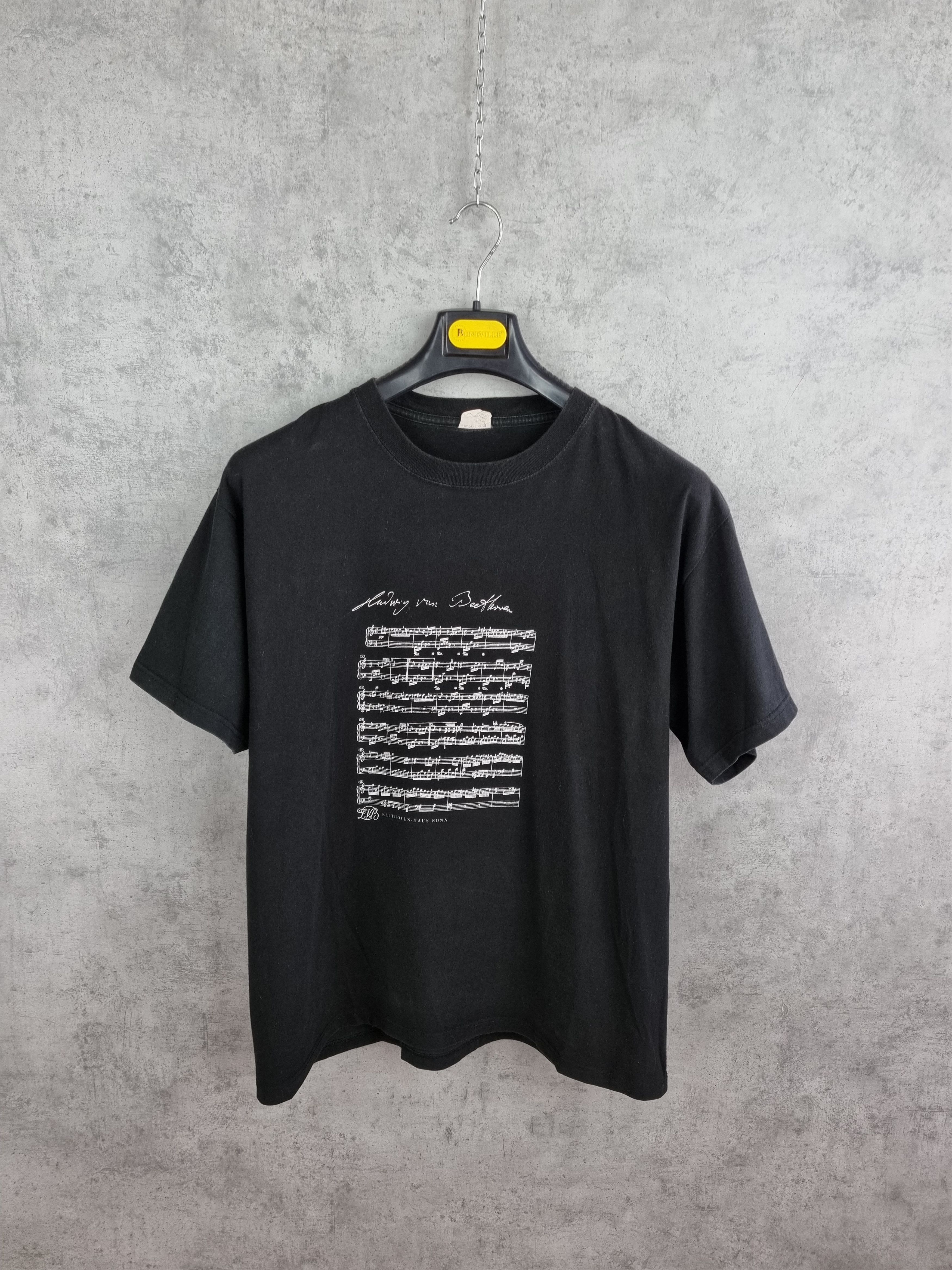 Band Tees × Vintage 90s Ludwig van Beethoven Tee shirt Rare Size US XL / EU 56 / 4 - 3 Thumbnail