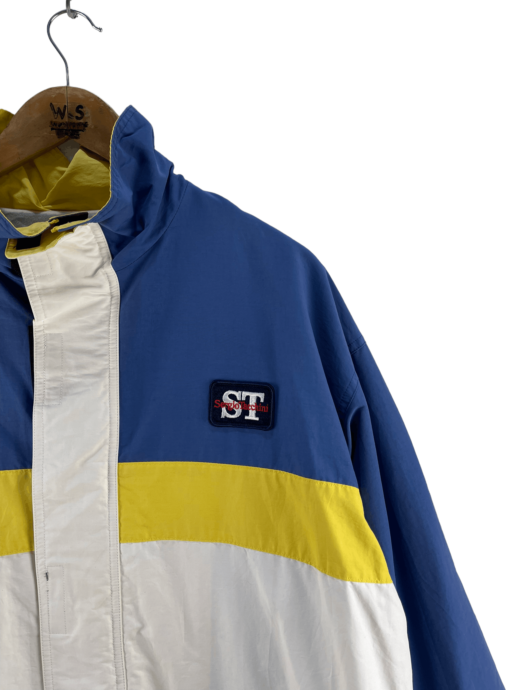 Sergio Tacchini Vintage Sergio Tacchini Windbreaker Jacket Size US L / EU 52-54 / 3 - 9 Thumbnail