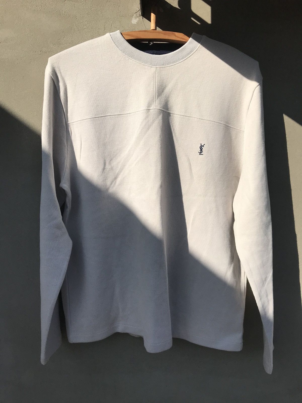Vintage YSL Yves Saint Laurent Sweatshirt Big Logo Vintage Size US M / EU 48-50 / 2 - 3 Thumbnail
