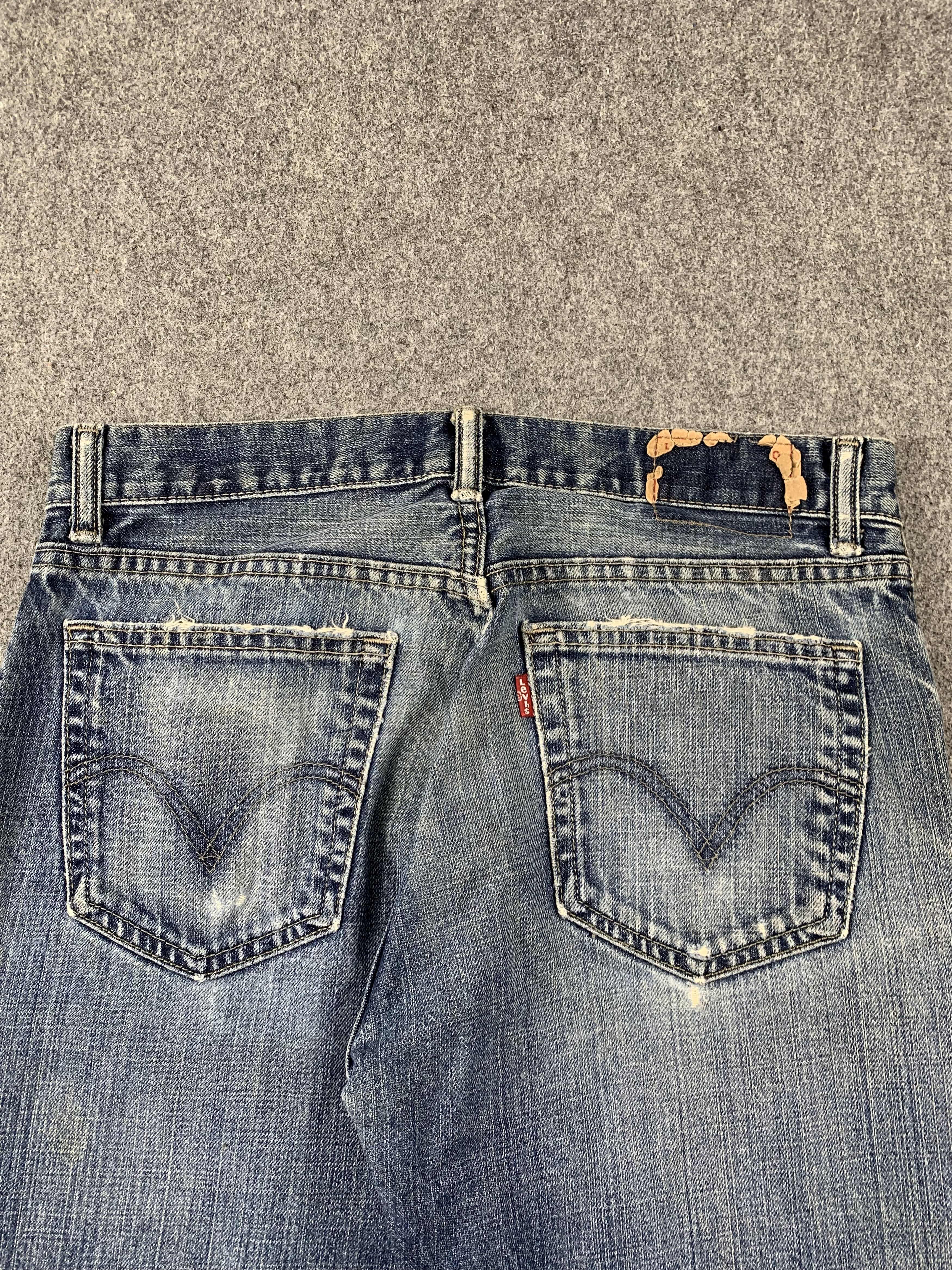 Levi's Vintage Levis 505 Faded Blue Jeans DP2047 Size US 30 / EU 46 - 4 Thumbnail