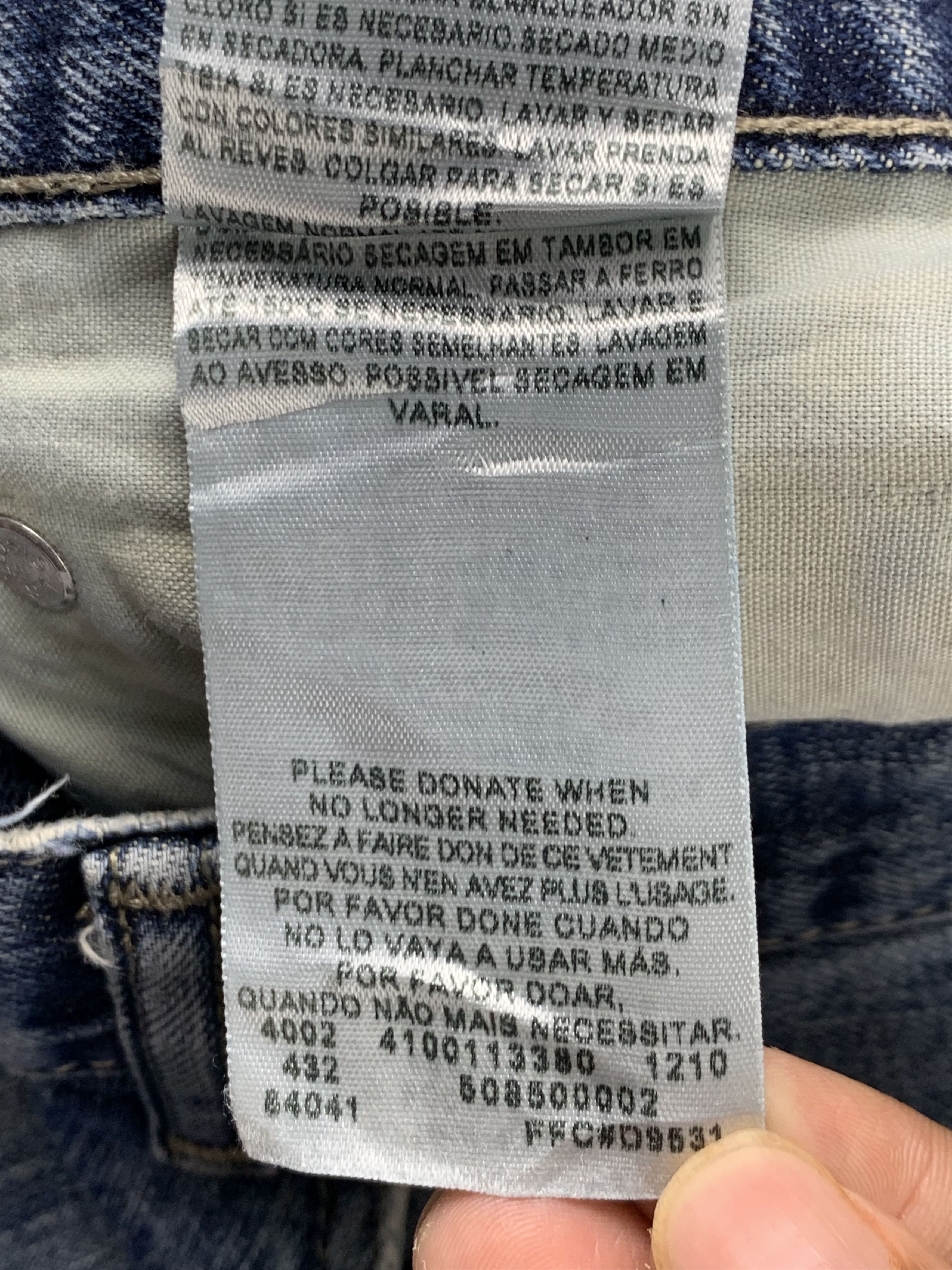 Levi's Vintage Levis 505 Faded Blue Jeans DP2047 Size US 30 / EU 46 - 9 Thumbnail