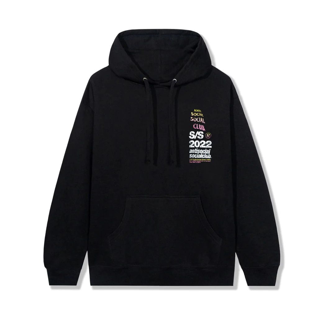 image of Anti Social Social Club Ds Assc Link In Bio Black Hoodie Bape Kith Kaws Fog Ftp Cdg (Size Small)