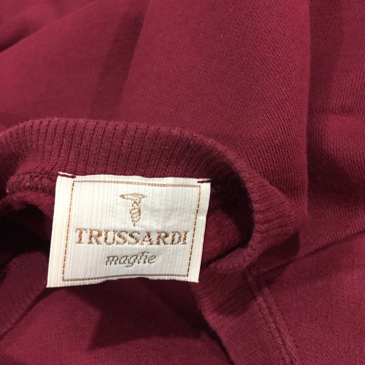 Trussardi Trussardi Embbroidered Big Logo Sweatshirt size XL Size US XL / EU 56 / 4 - 9 Thumbnail