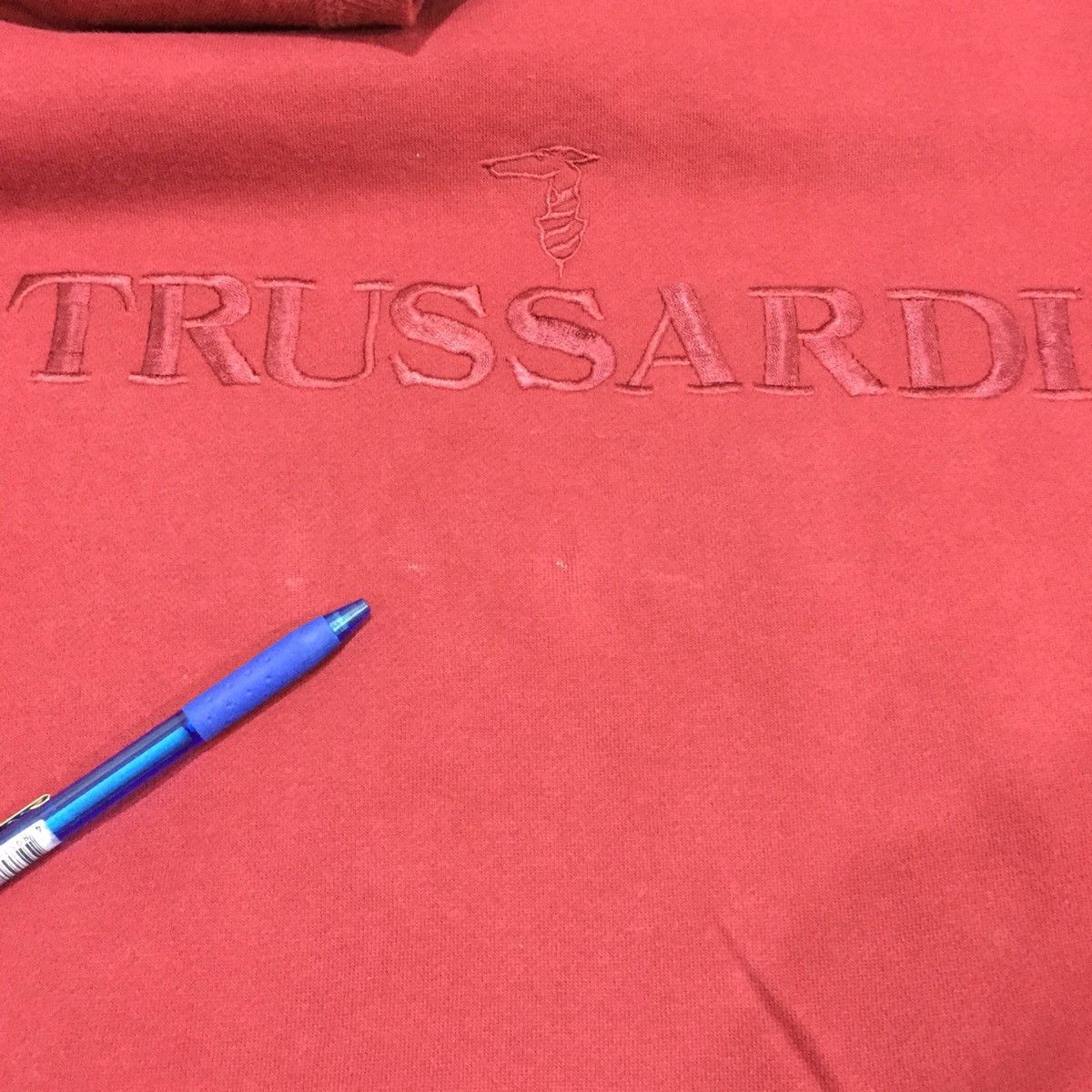 Trussardi Trussardi Embbroidered Big Logo Sweatshirt size XL Size US XL / EU 56 / 4 - 7 Thumbnail
