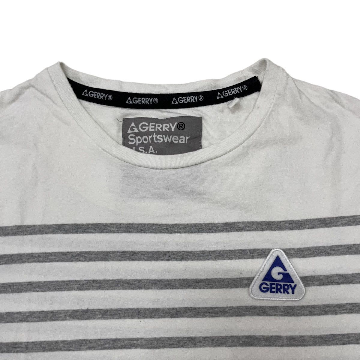 Vintage Gerry Sportwear USA Stripe Tee Size US M / EU 48-50 / 2 - 4 Thumbnail