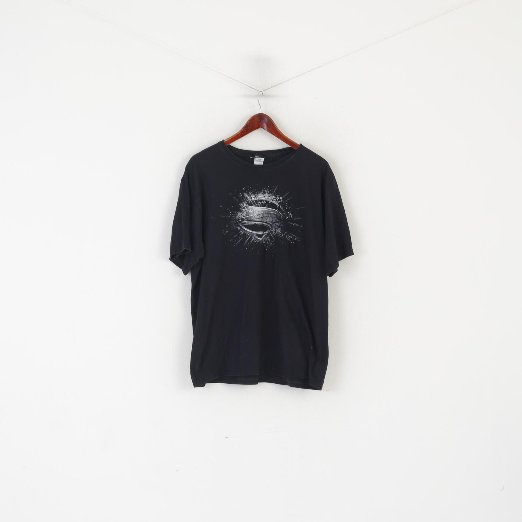 Gildan Gildan Man Of Steel Men 2XL T- Shirt Black Cotton 9458 Size US XXL / EU 58 / 5 - 1 Thumbnail