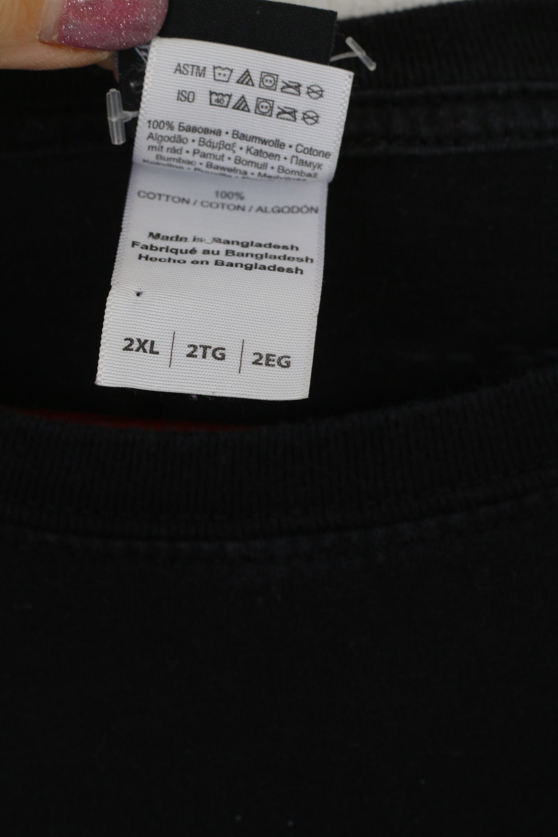 Gildan Gildan Man Of Steel Men 2XL T- Shirt Black Cotton 9458 Size US XXL / EU 58 / 5 - 4 Thumbnail