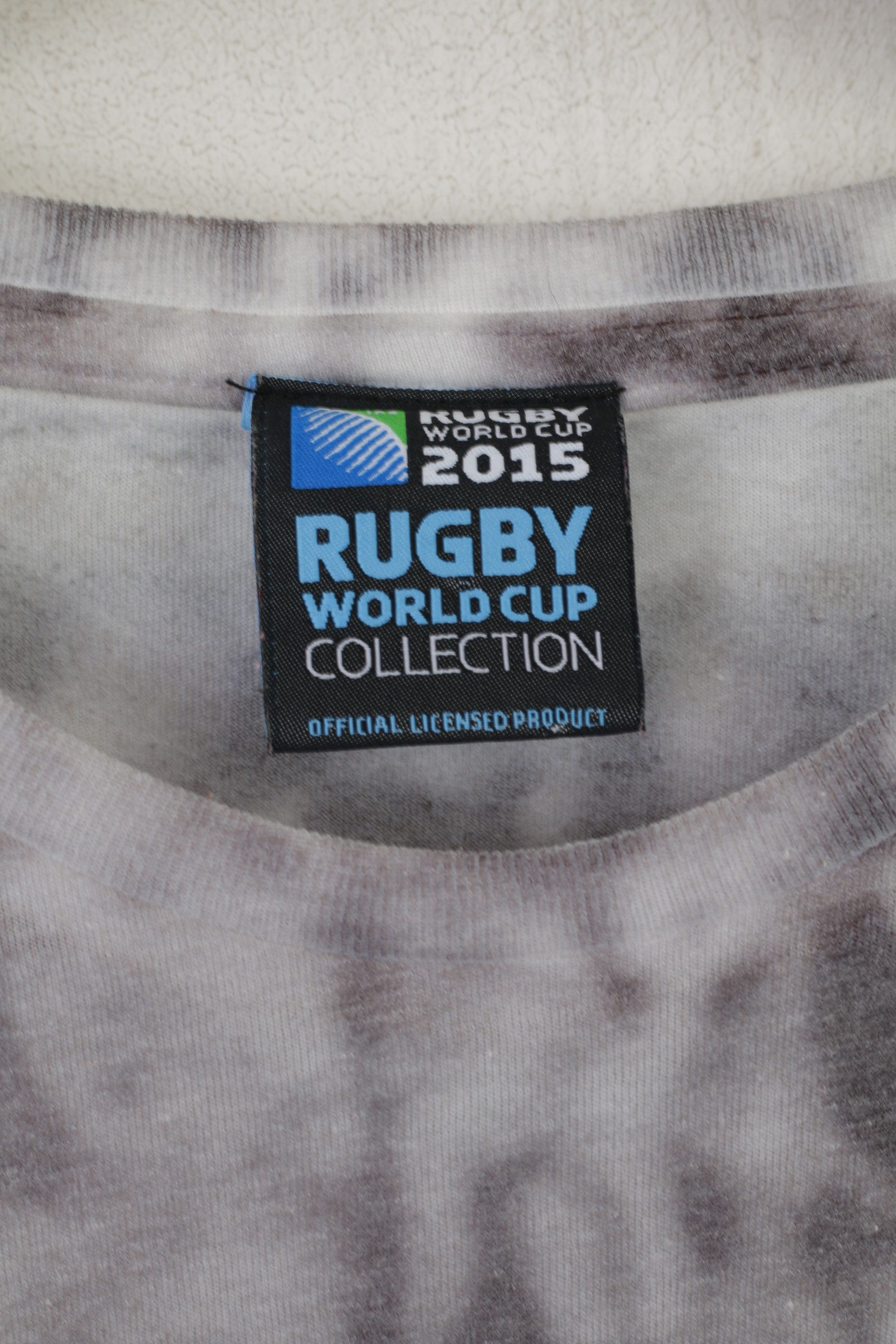 Other Rugby World Cup 2015 Men S Shirt Grey Graphic 9459 Size US S / EU 44-46 / 1 - 4 Thumbnail